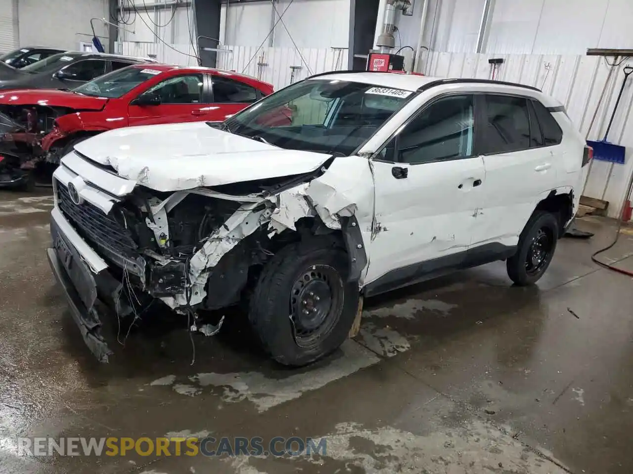 1 Photograph of a damaged car 2T3F1RFV1MW188804 TOYOTA RAV4 2021