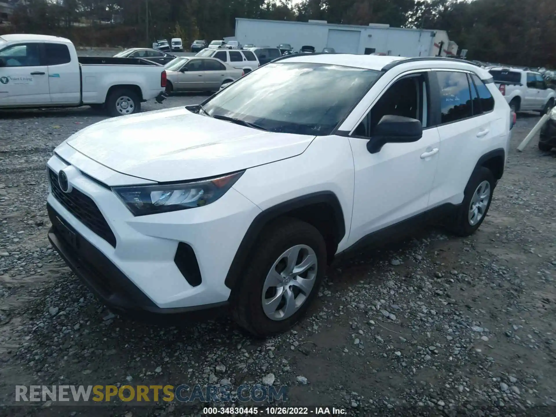 2 Photograph of a damaged car 2T3F1RFV1MW191086 TOYOTA RAV4 2021