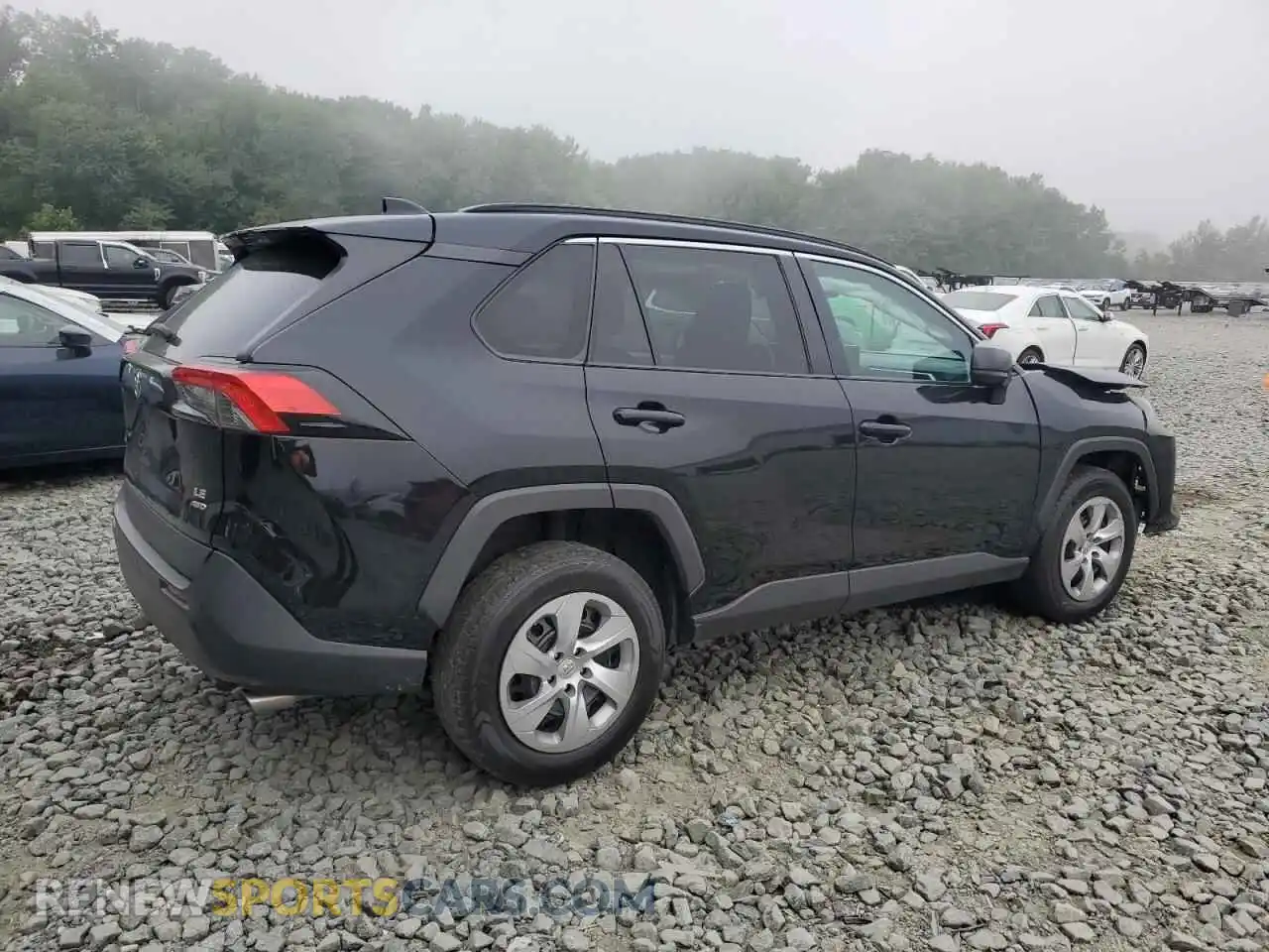 3 fotografías del automóvil dañado 2T3F1RFV1MW200403 TOYOTA RAV4 2021