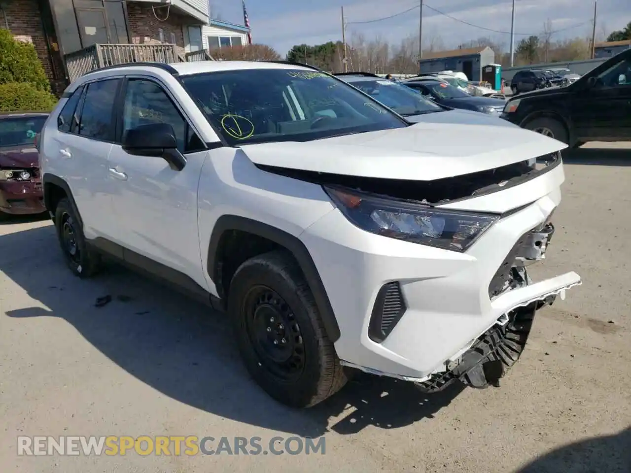 1 Photograph of a damaged car 2T3F1RFV1MW204550 TOYOTA RAV4 2021