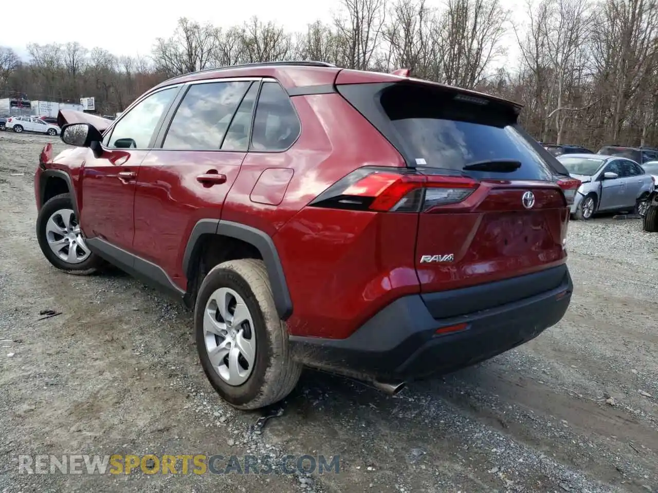 3 Photograph of a damaged car 2T3F1RFV1MW243686 TOYOTA RAV4 2021