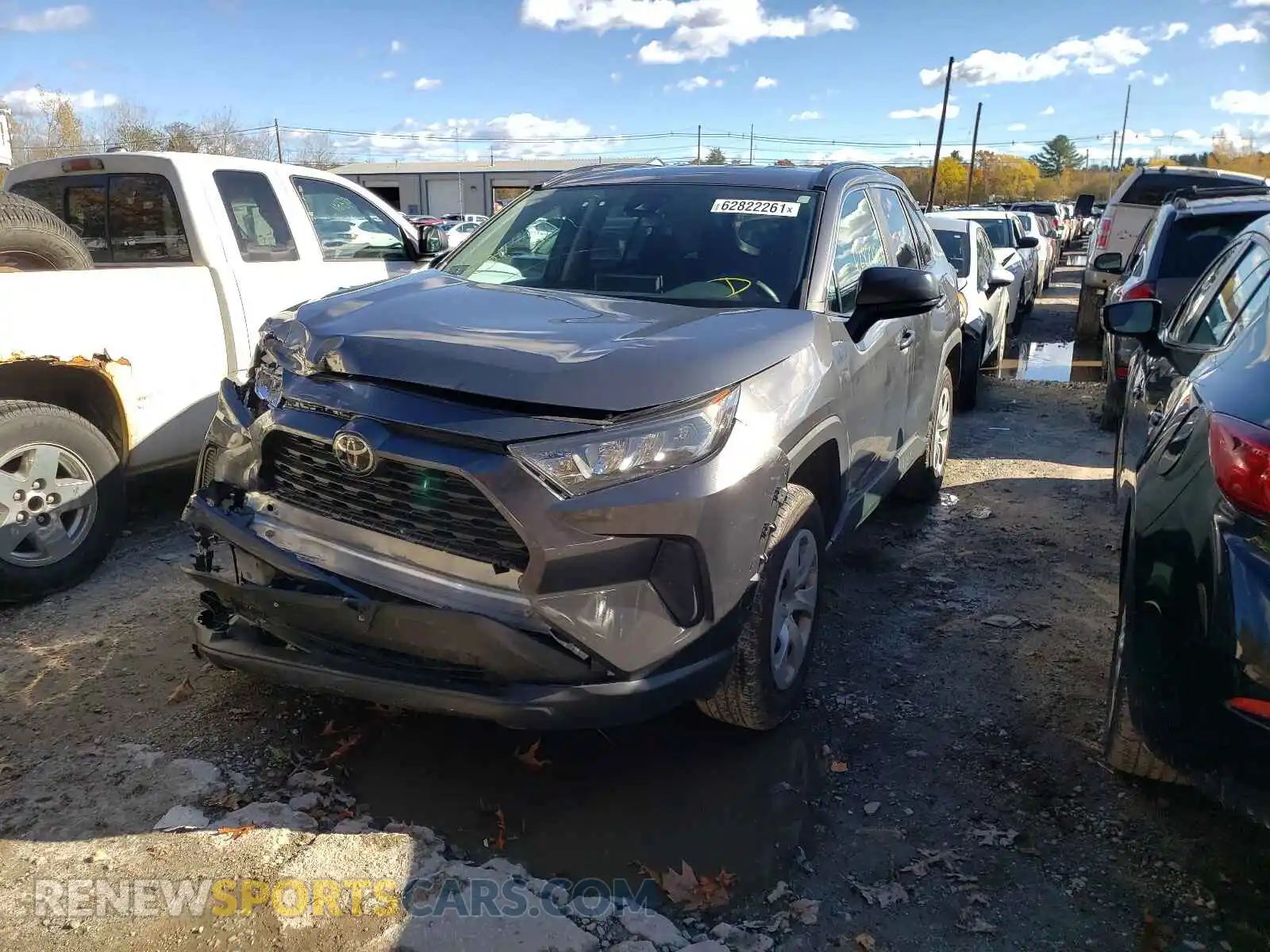 2 fotografías del automóvil dañado 2T3F1RFV2MC199439 TOYOTA RAV4 2021