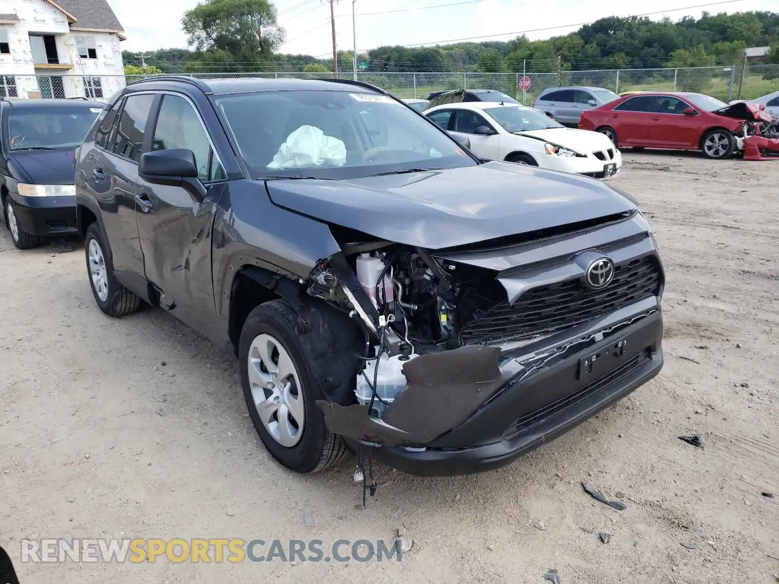 1 Photograph of a damaged car 2T3F1RFV2MC204008 TOYOTA RAV4 2021