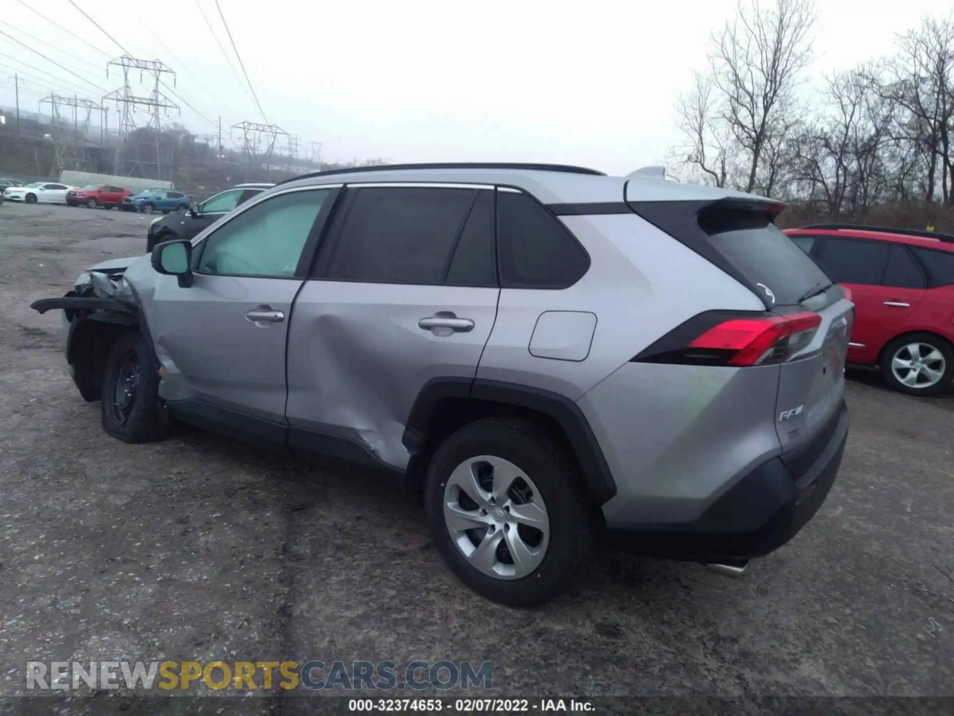 3 fotografías del automóvil dañado 2T3F1RFV2MW159330 TOYOTA RAV4 2021