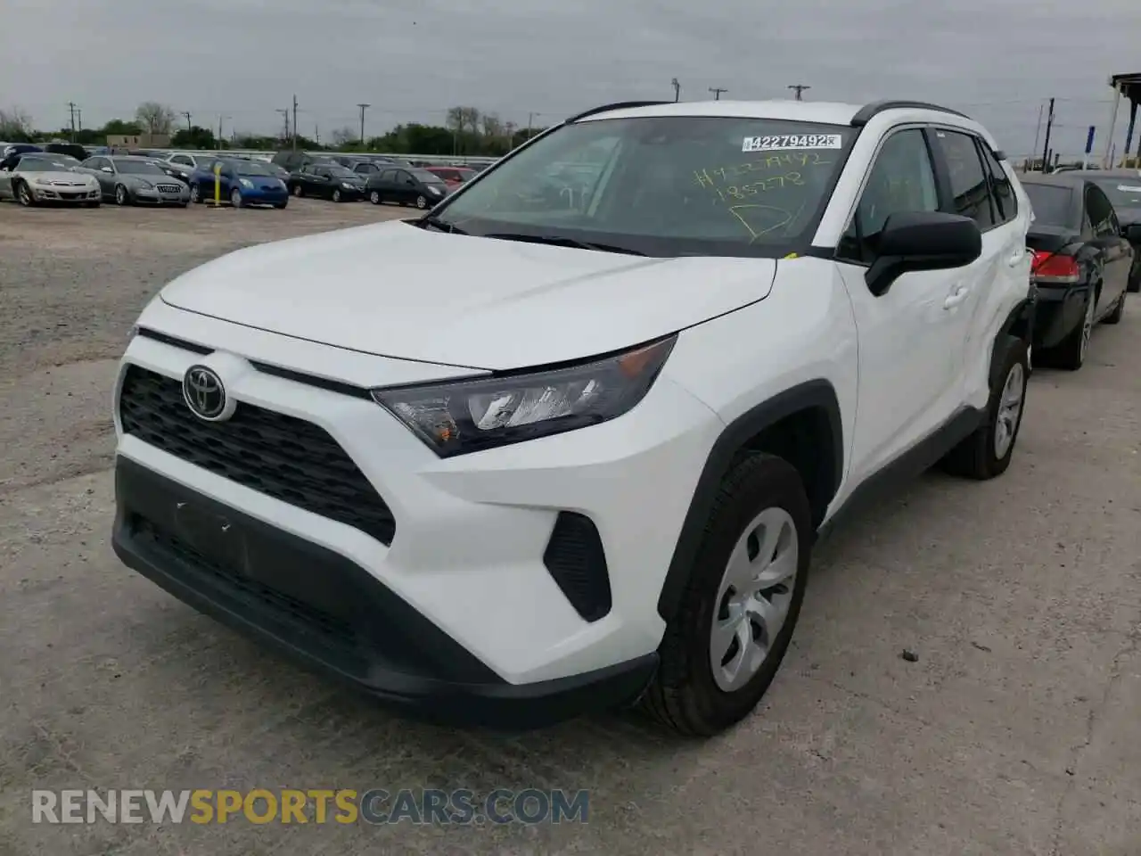 2 Photograph of a damaged car 2T3F1RFV2MW185278 TOYOTA RAV4 2021