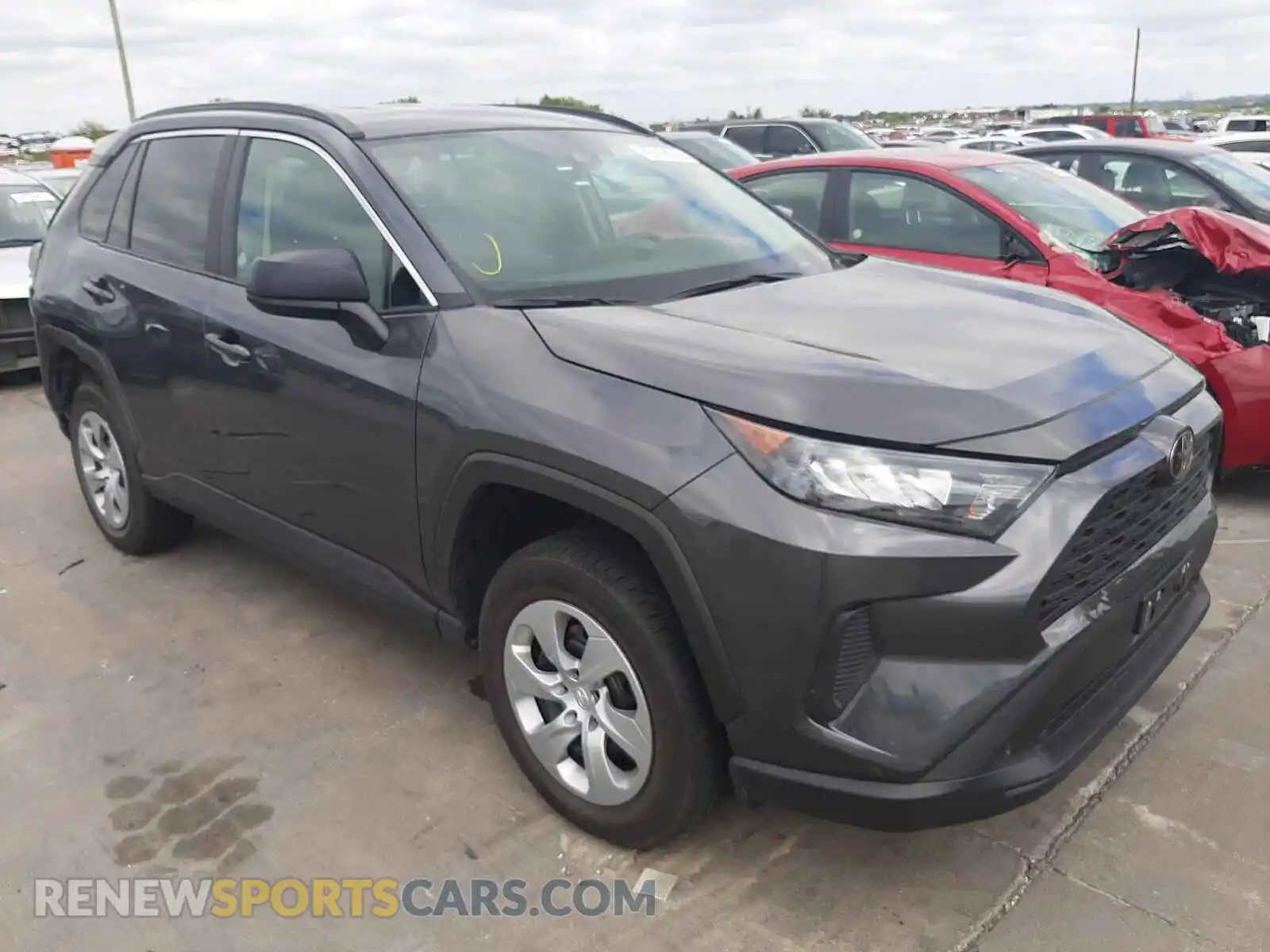 1 Photograph of a damaged car 2T3F1RFV2MW194904 TOYOTA RAV4 2021