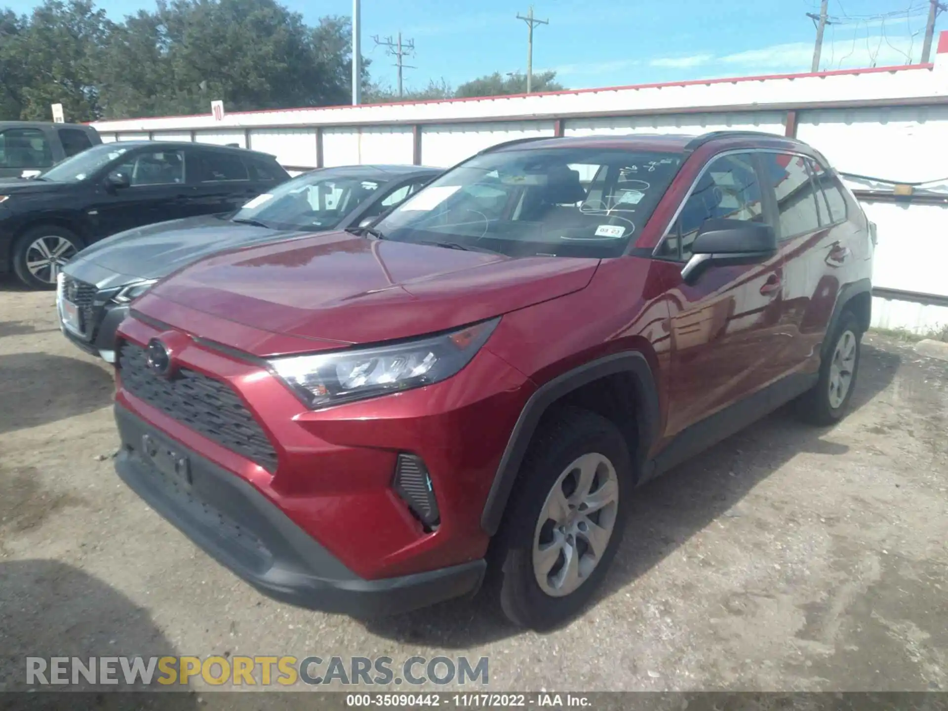 2 Photograph of a damaged car 2T3F1RFV2MW195227 TOYOTA RAV4 2021