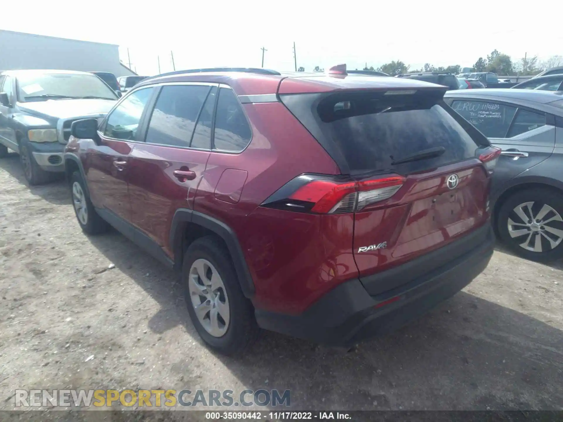 3 Photograph of a damaged car 2T3F1RFV2MW195227 TOYOTA RAV4 2021