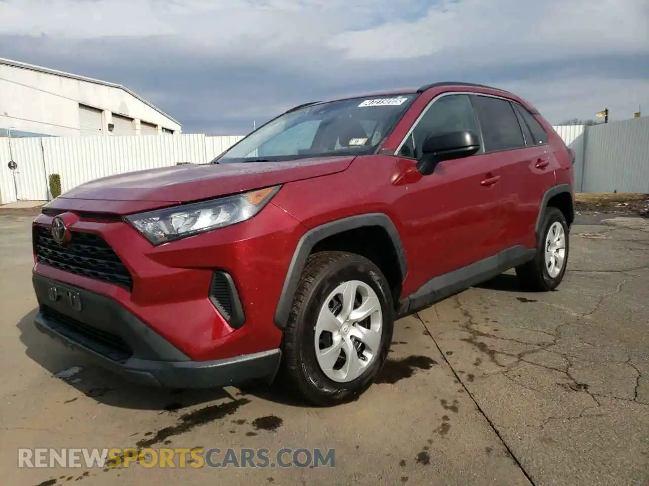 1 Photograph of a damaged car 2T3F1RFV2MW201625 TOYOTA RAV4 2021