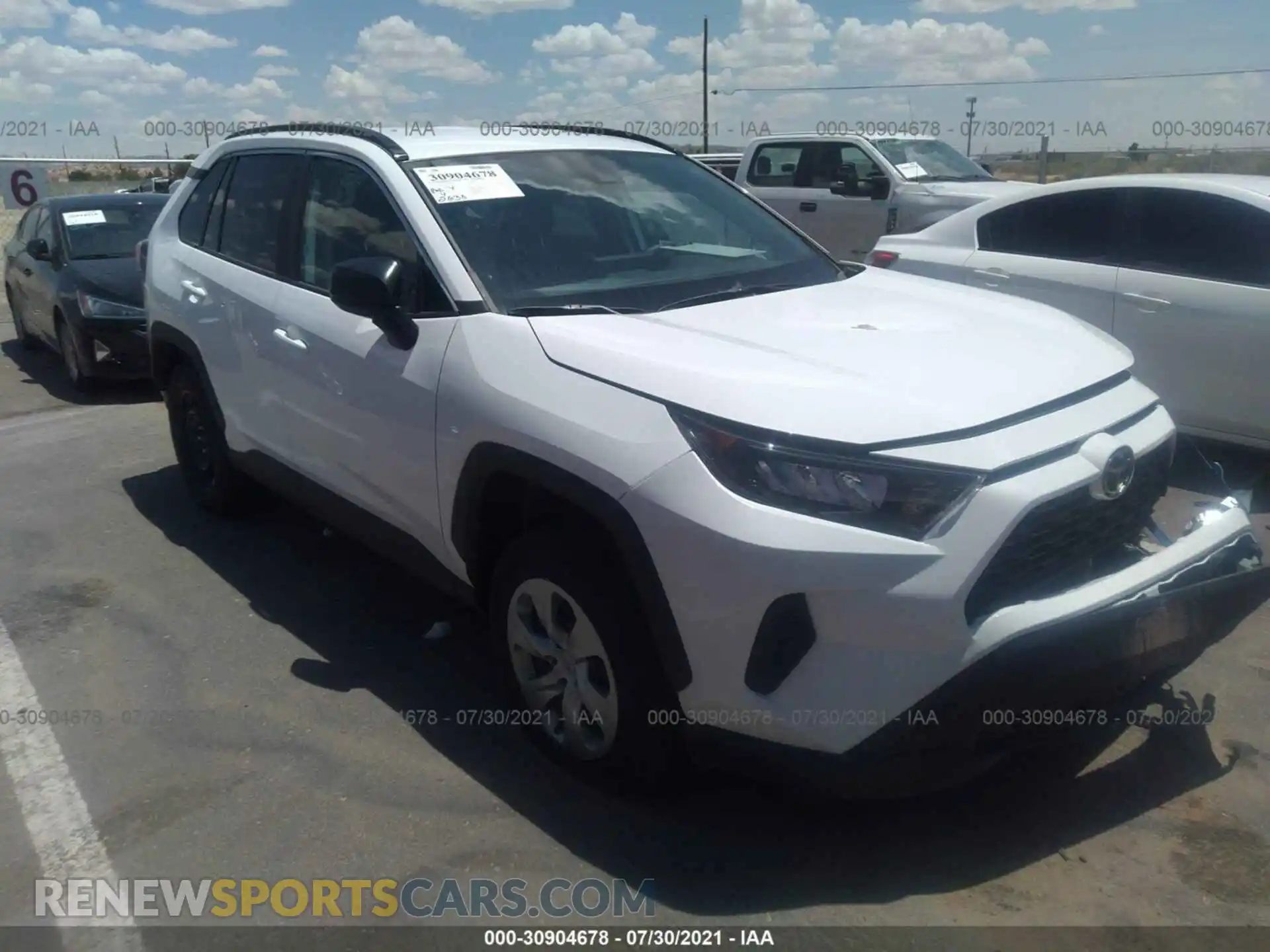 1 fotografías del automóvil dañado 2T3F1RFV2MW203469 TOYOTA RAV4 2021