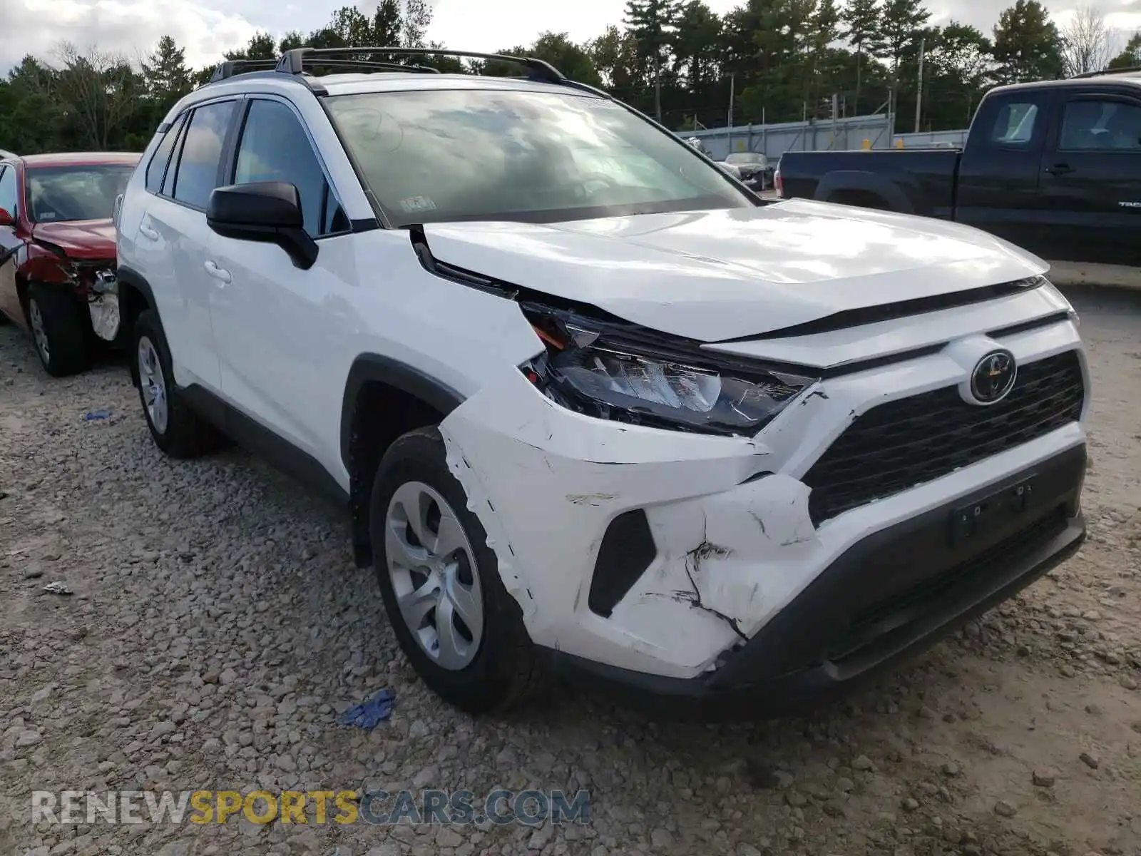 1 Photograph of a damaged car 2T3F1RFV2MW223513 TOYOTA RAV4 2021