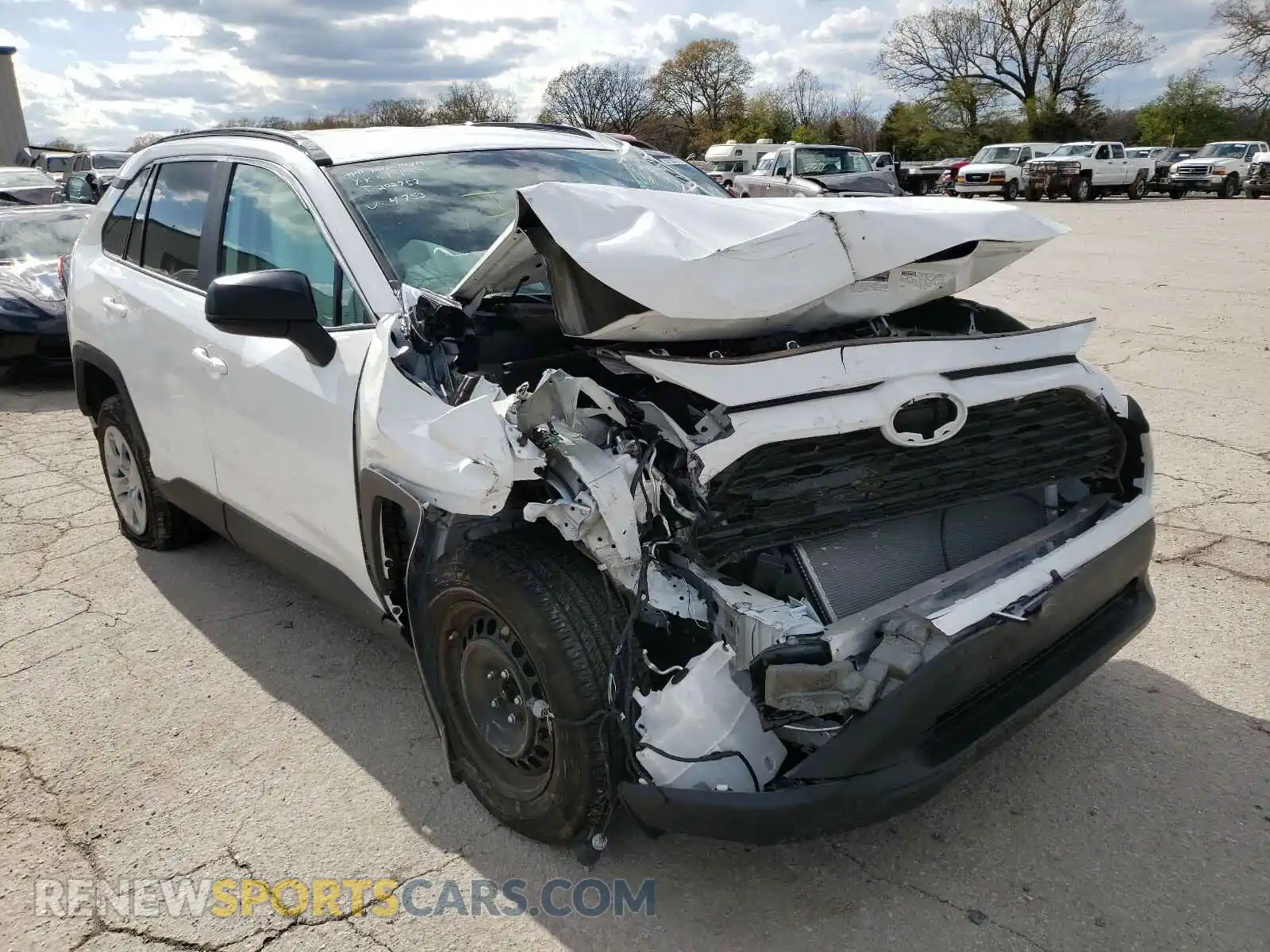 1 Photograph of a damaged car 2T3F1RFV3MC154753 TOYOTA RAV4 2021