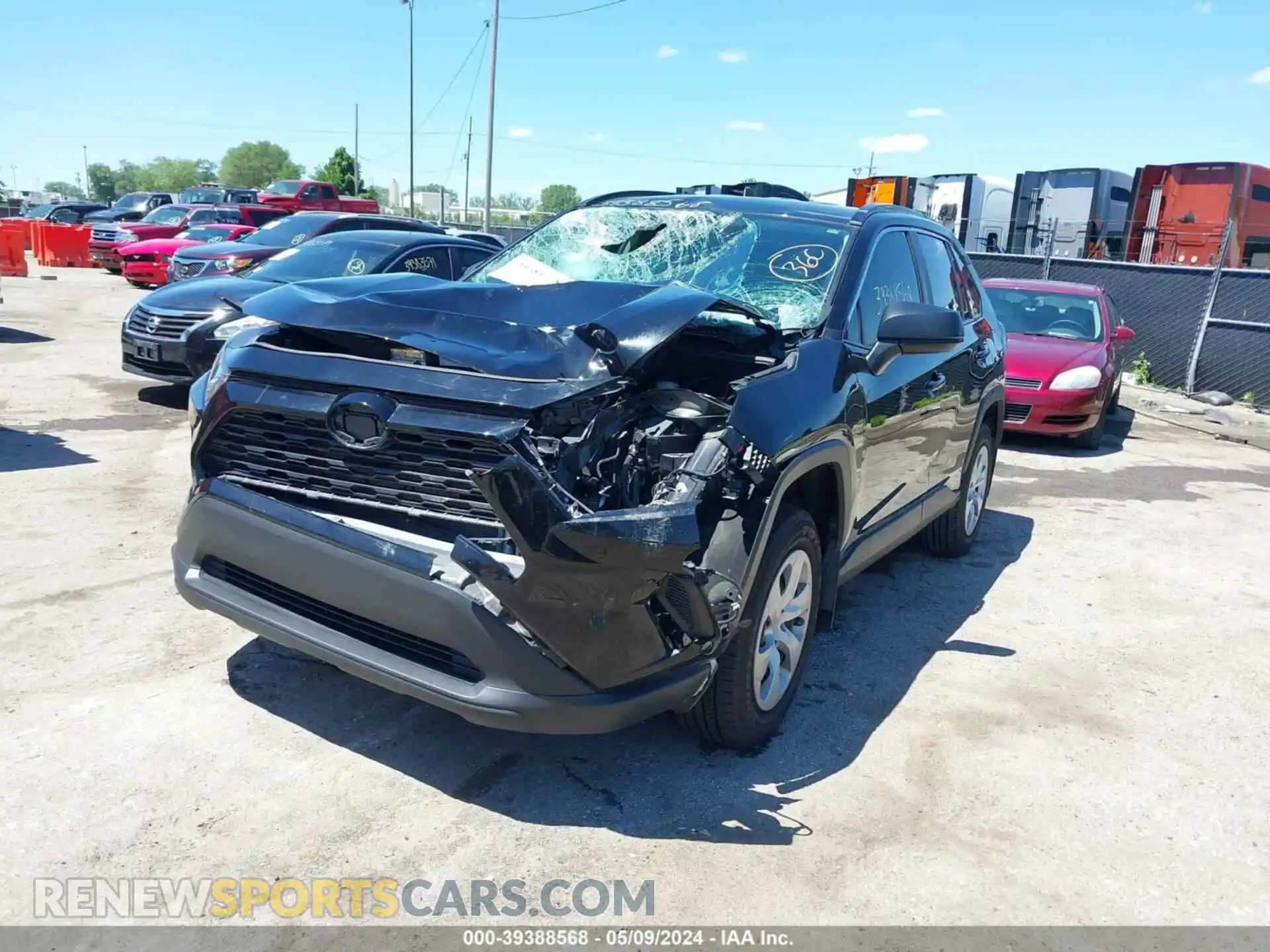 2 Photograph of a damaged car 2T3F1RFV3MC170144 TOYOTA RAV4 2021
