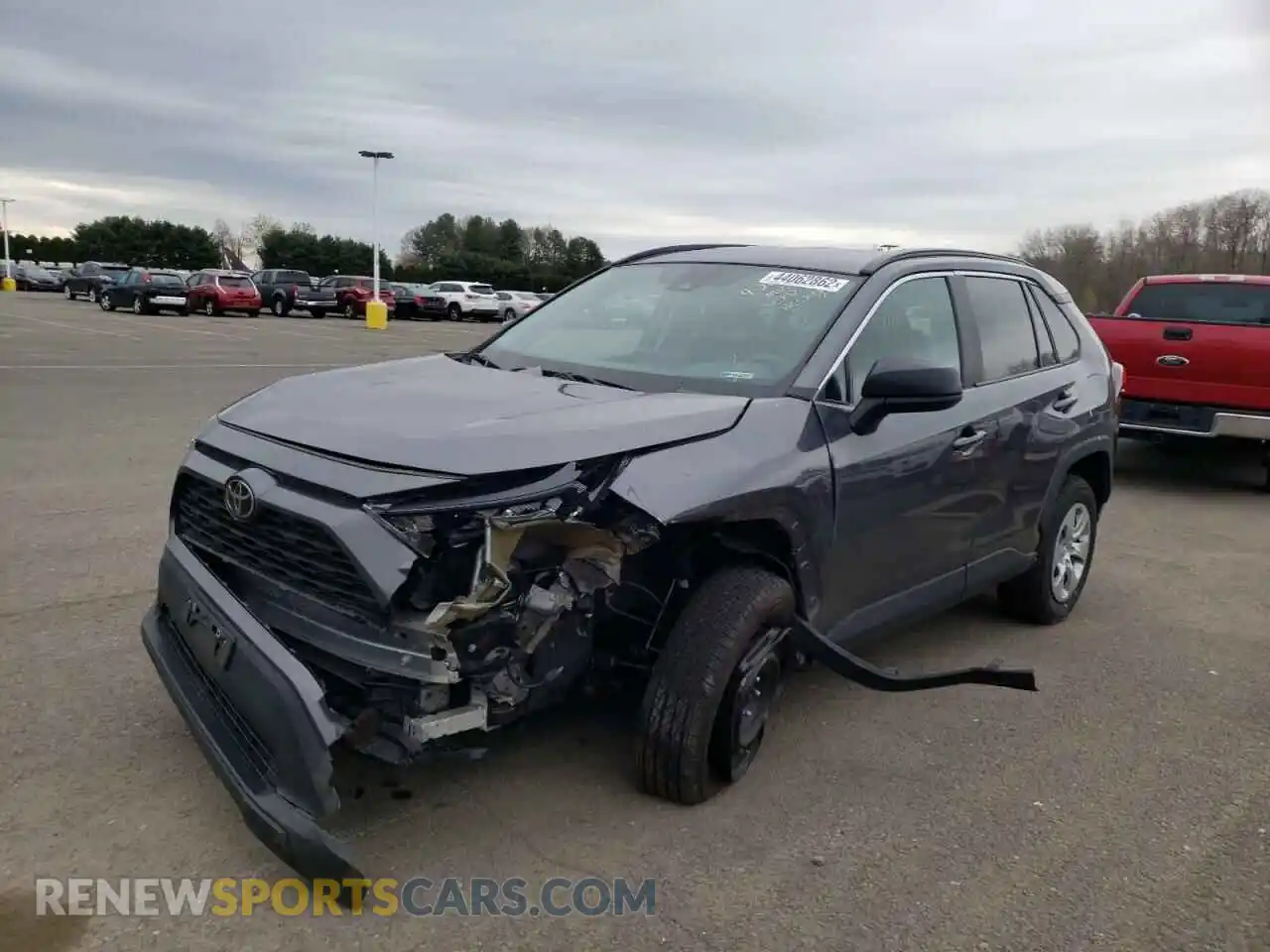 2 Photograph of a damaged car 2T3F1RFV3MC175148 TOYOTA RAV4 2021
