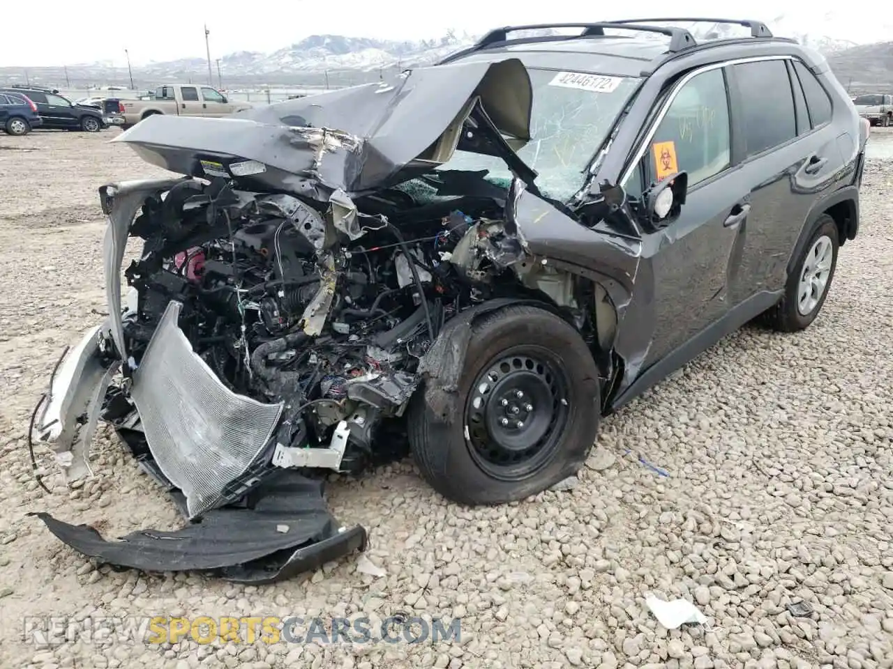 2 Фотография поврежденного автомобиля 2T3F1RFV3MC188823 TOYOTA RAV4 2021