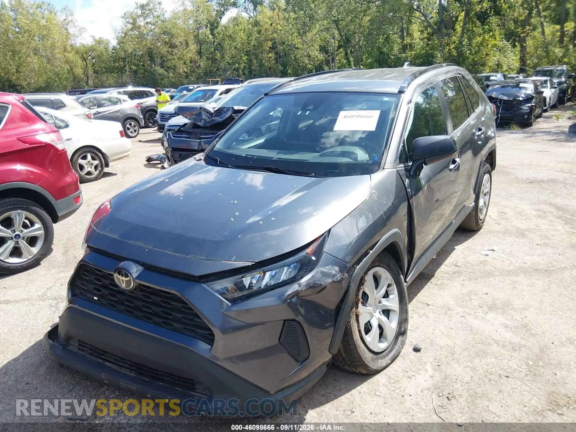 2 Photograph of a damaged car 2T3F1RFV3MC194783 TOYOTA RAV4 2021