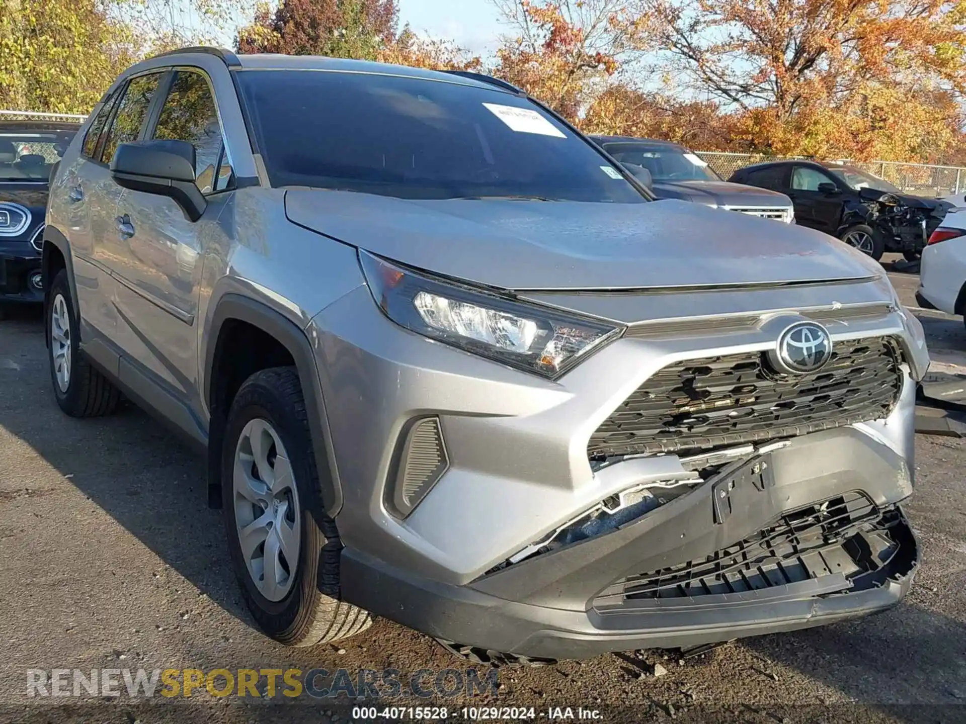 1 Photograph of a damaged car 2T3F1RFV3MC206043 TOYOTA RAV4 2021