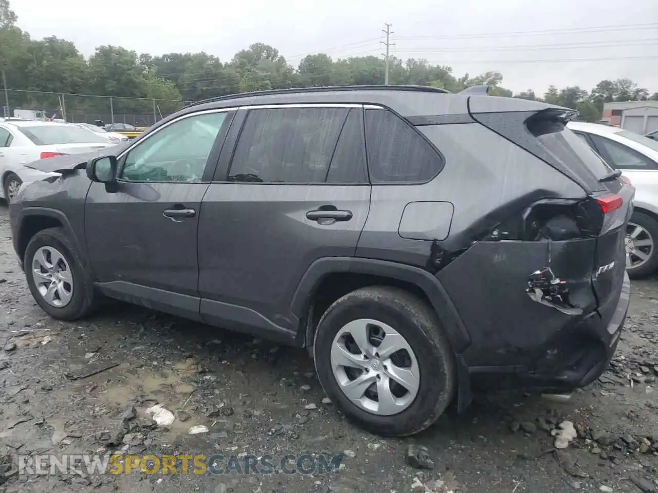 2 fotografías del automóvil dañado 2T3F1RFV3MC217396 TOYOTA RAV4 2021