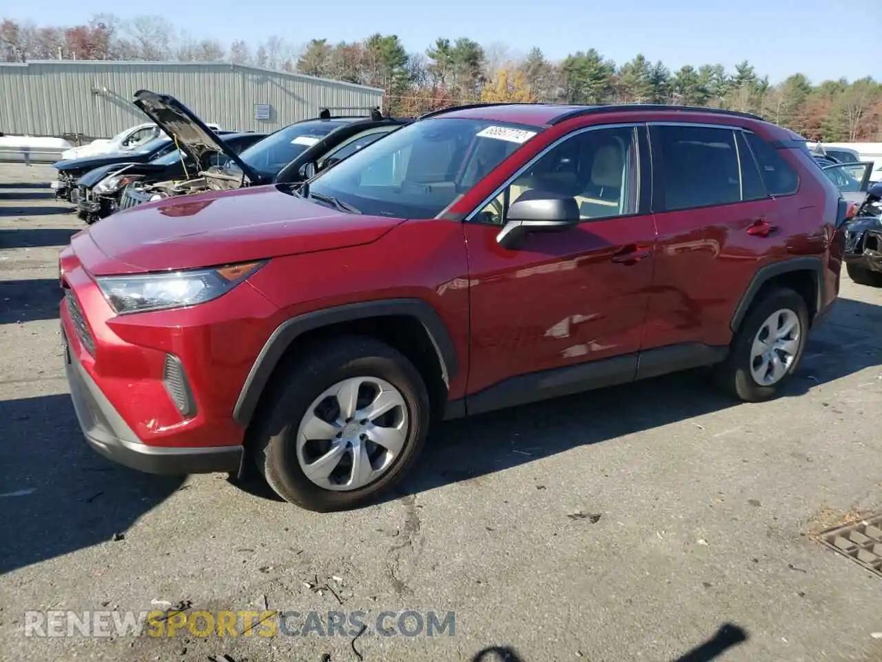 1 Photograph of a damaged car 2T3F1RFV3MW144898 TOYOTA RAV4 2021
