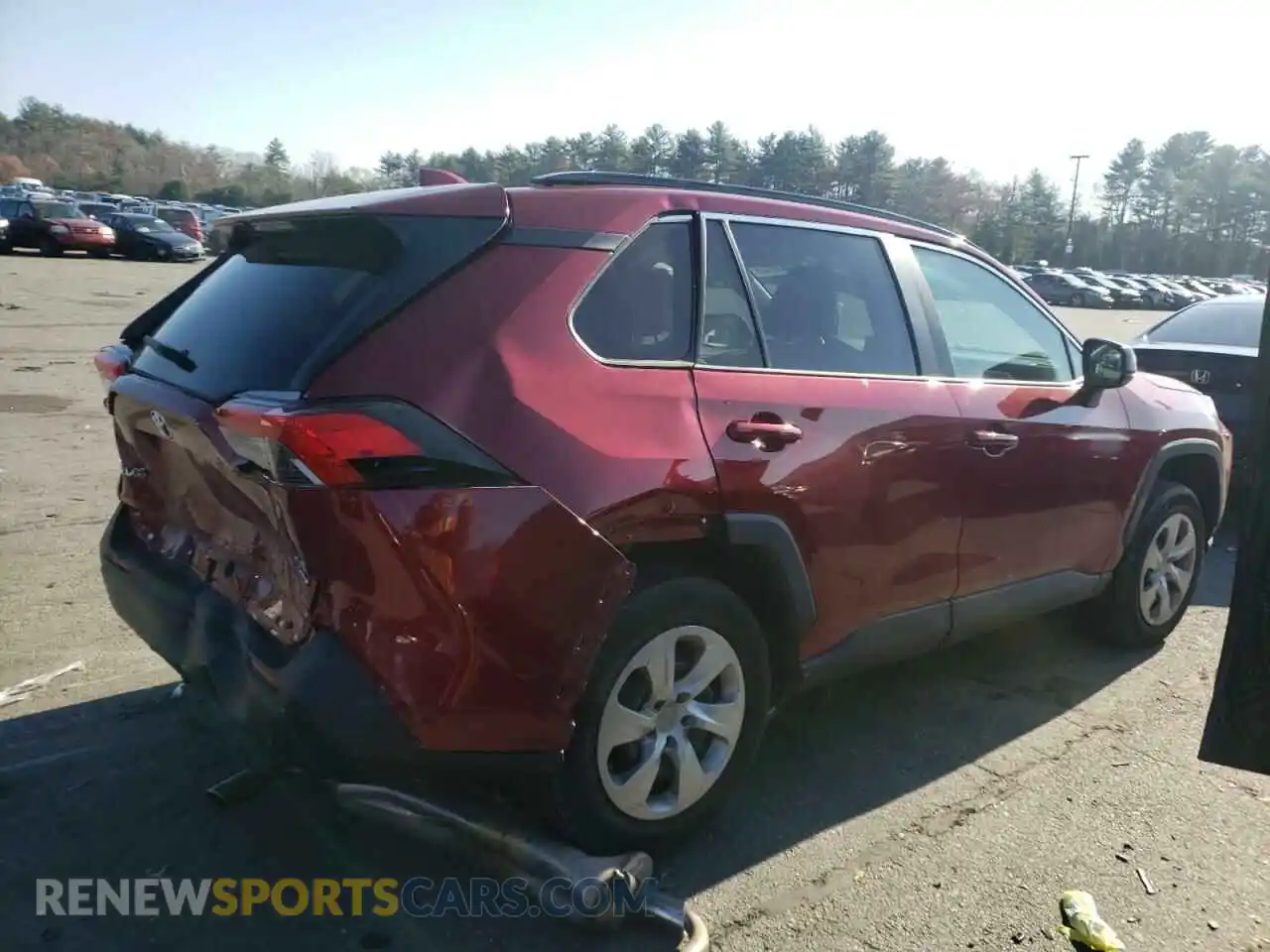 3 Photograph of a damaged car 2T3F1RFV3MW144898 TOYOTA RAV4 2021