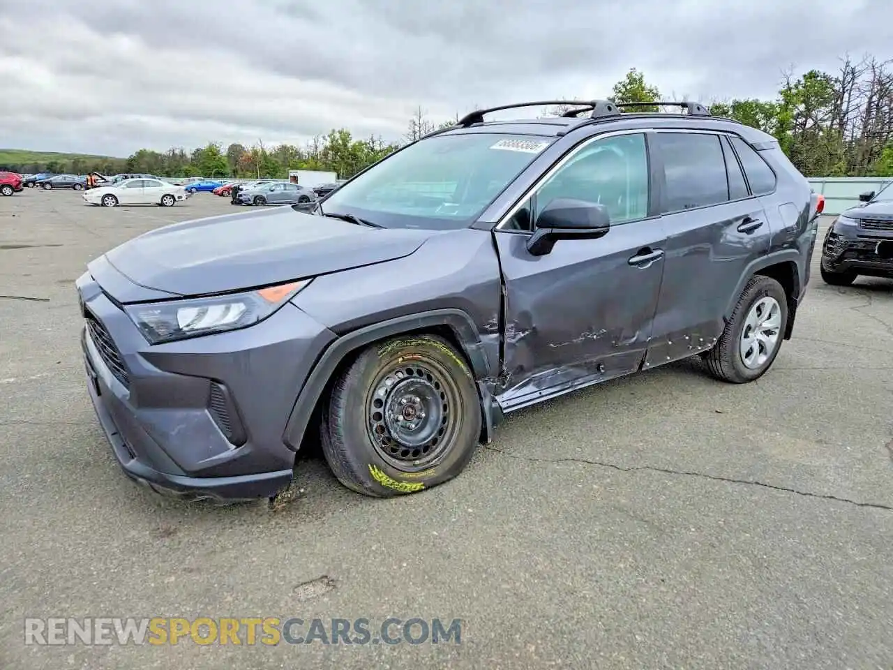 1 Photograph of a damaged car 2T3F1RFV4MC240394 TOYOTA RAV4 2021