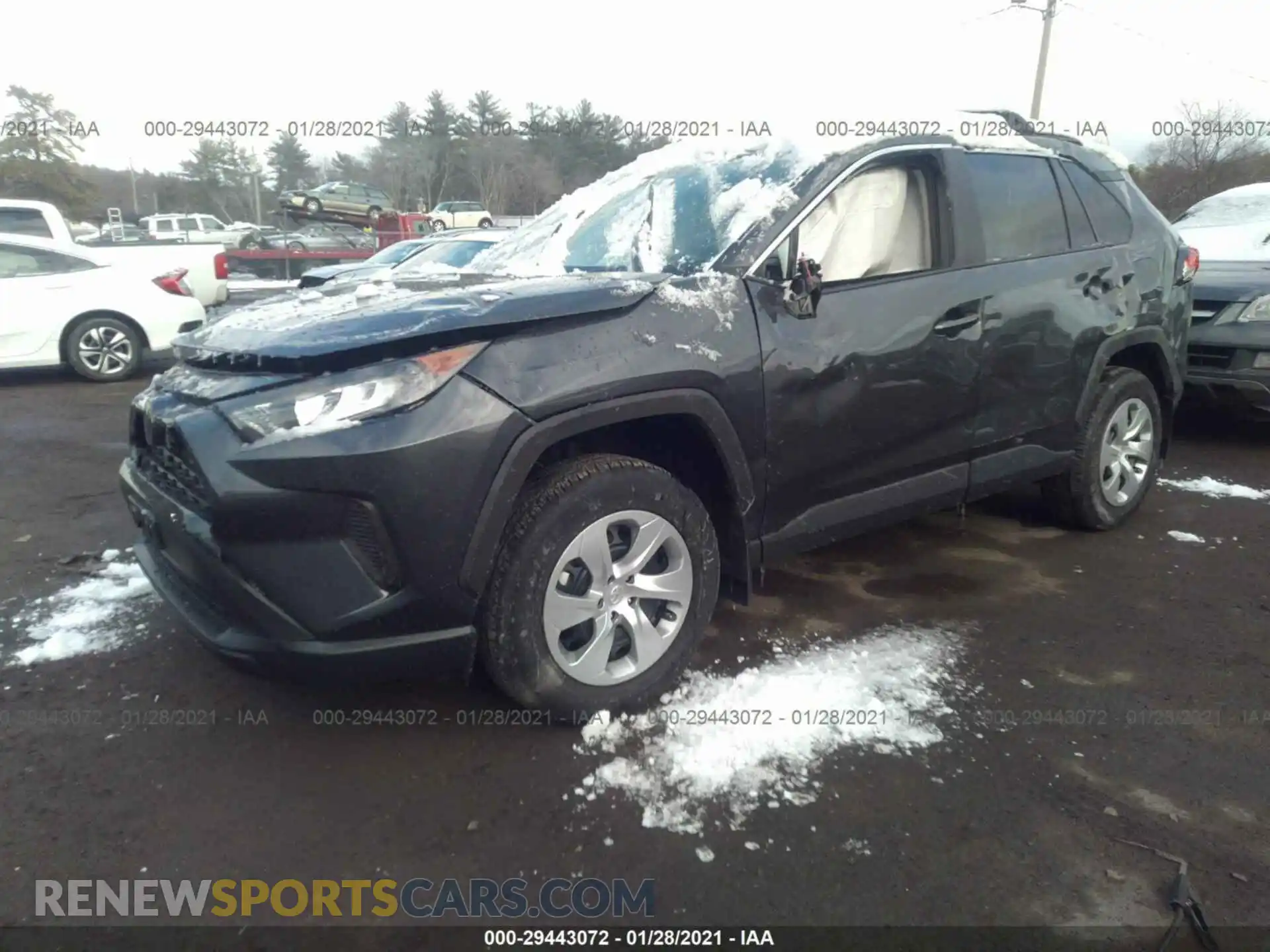 2 Photograph of a damaged car 2T3F1RFV4MW140536 TOYOTA RAV4 2021