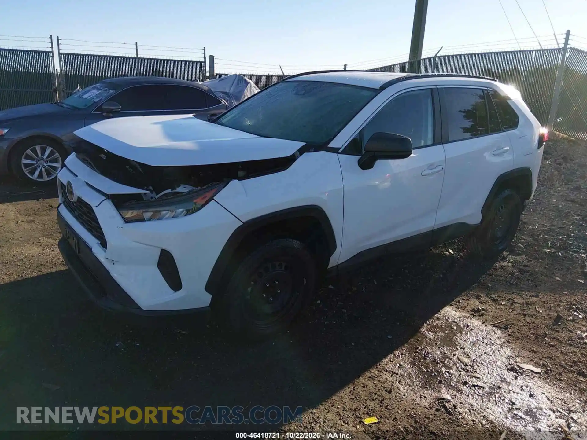2 Photograph of a damaged car 2T3F1RFV4MW155599 TOYOTA RAV4 2021