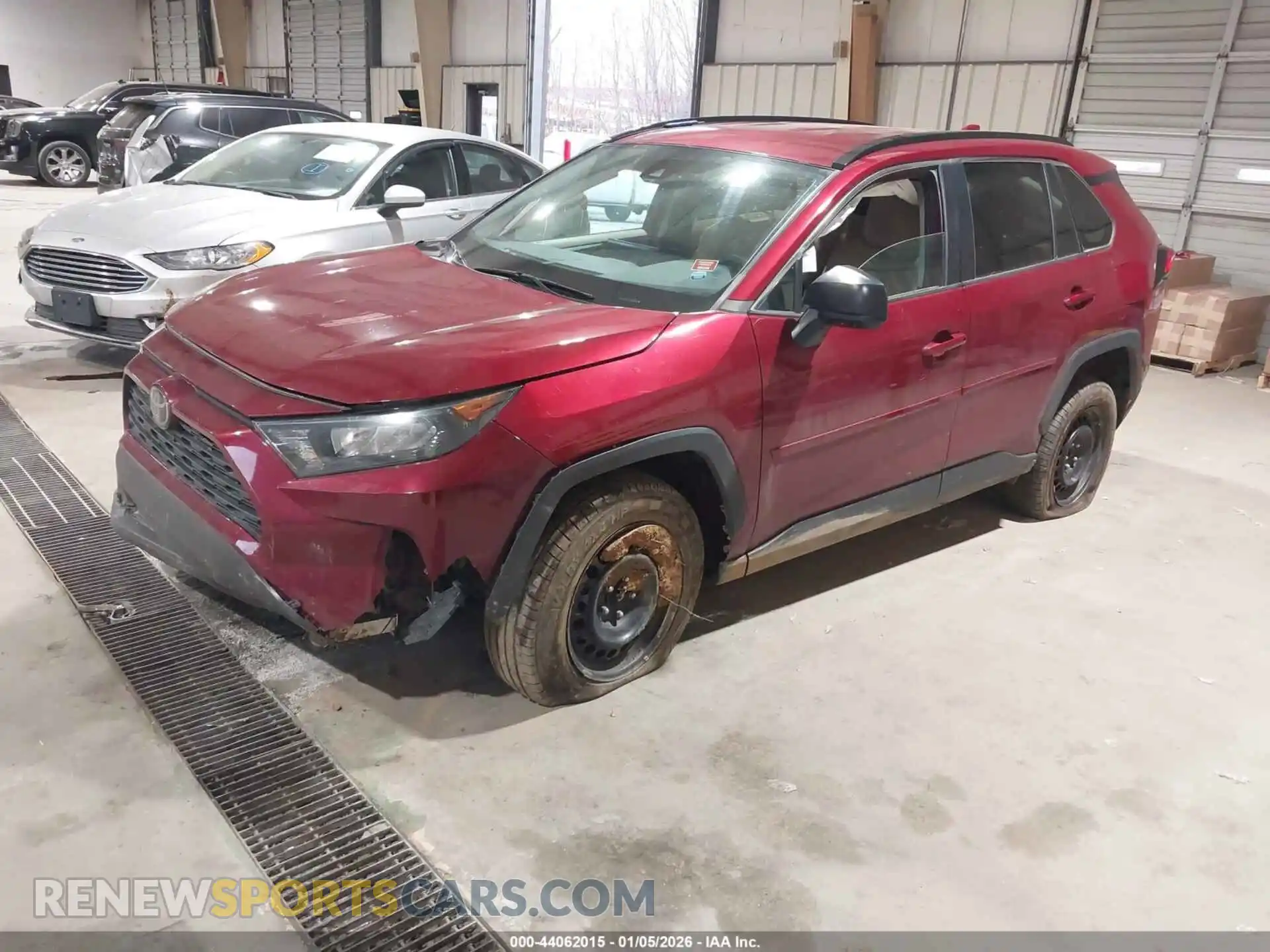 2 Photograph of a damaged car 2T3F1RFV4MW189932 TOYOTA RAV4 2021