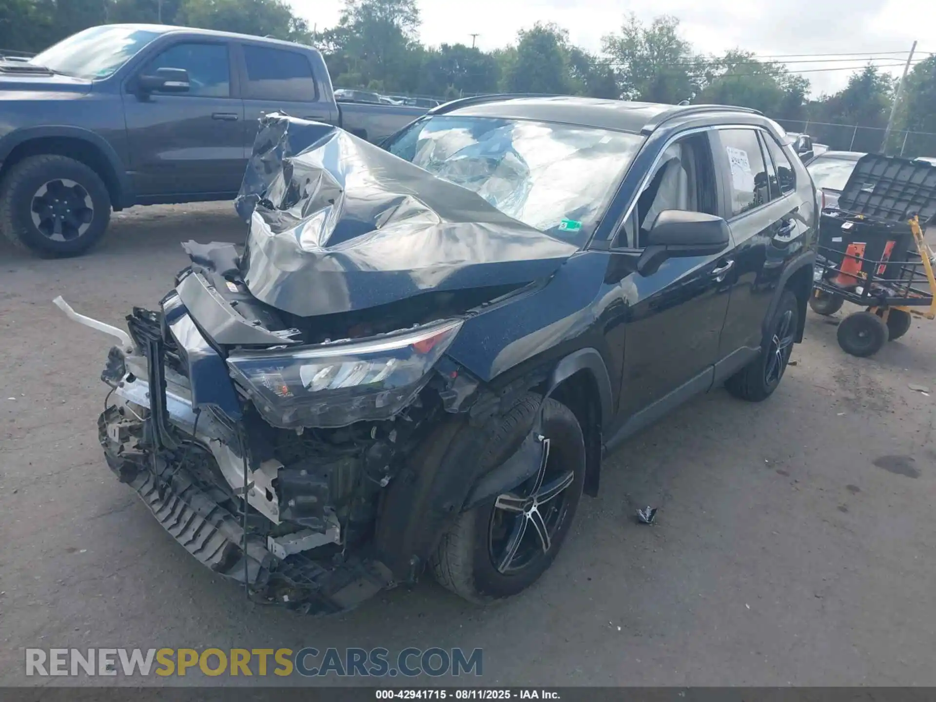 2 Photograph of a damaged car 2T3F1RFV5MC144189 TOYOTA RAV4 2021
