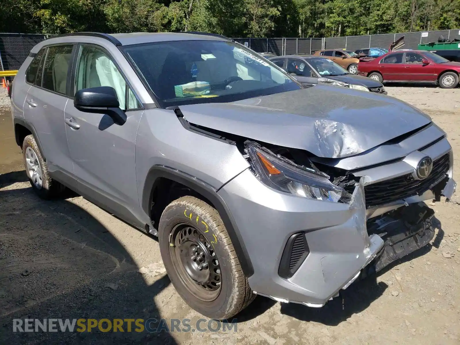 1 Photograph of a damaged car 2T3F1RFV5MC216086 TOYOTA RAV4 2021