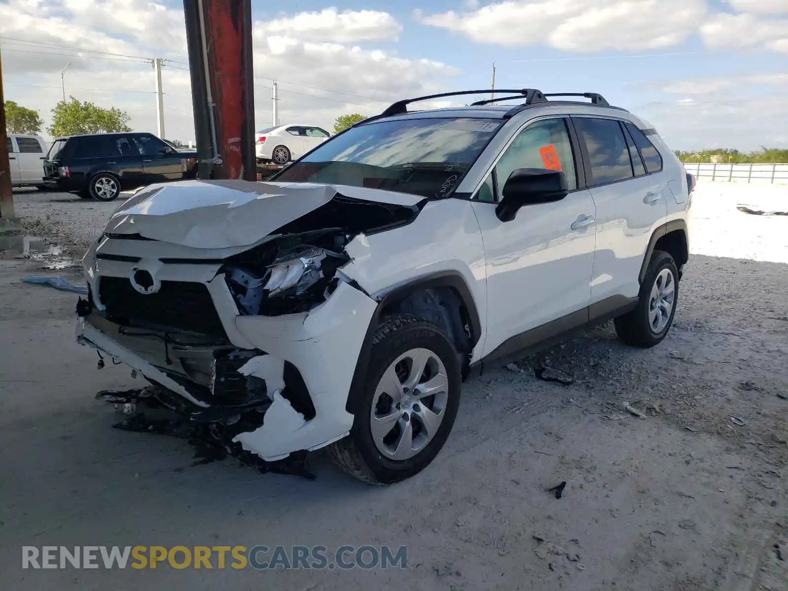 2 Photograph of a damaged car 2T3F1RFV5MC235186 TOYOTA RAV4 2021