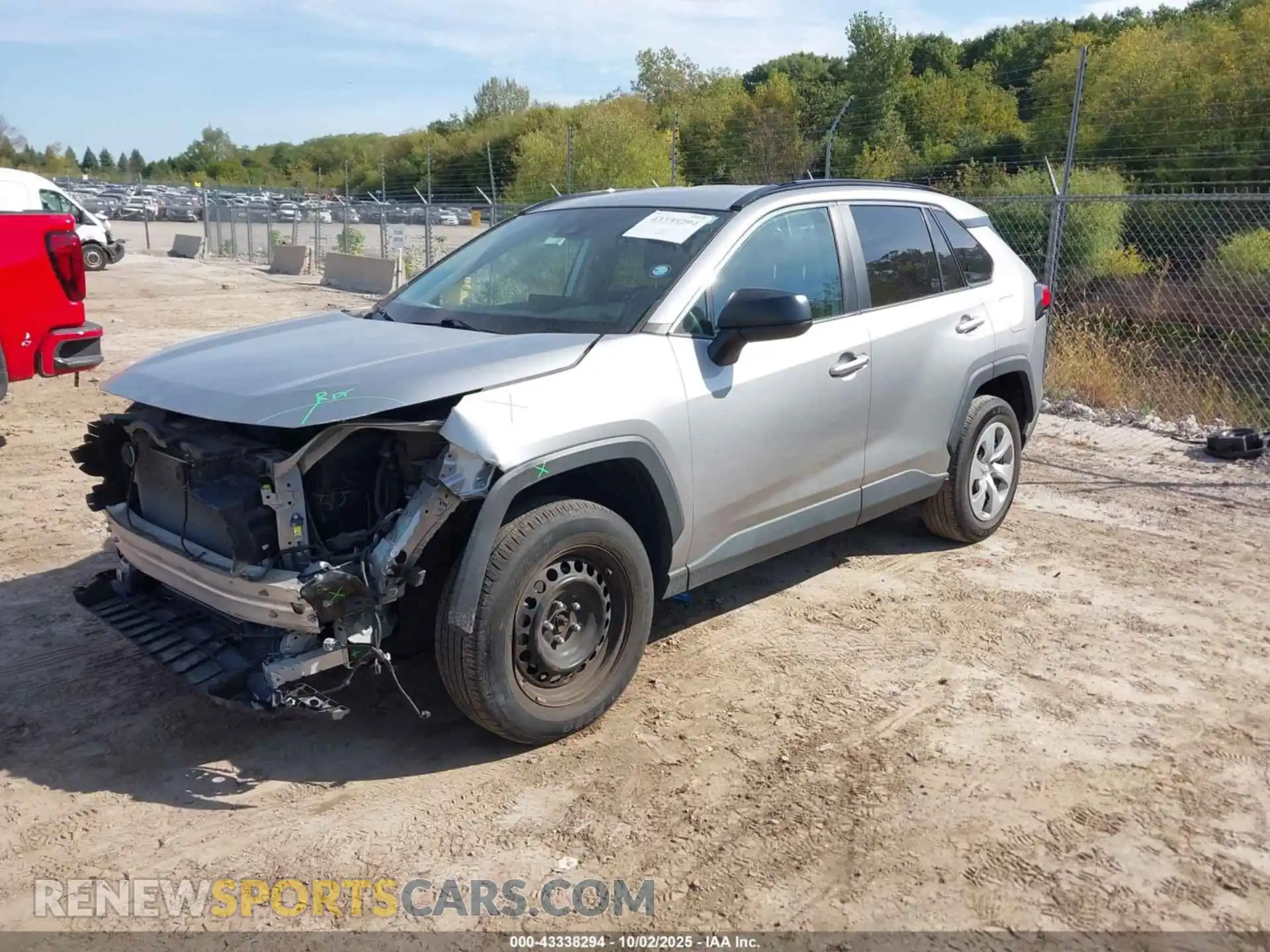 2 Photograph of a damaged car 2T3F1RFV5MC236418 TOYOTA RAV4 2021