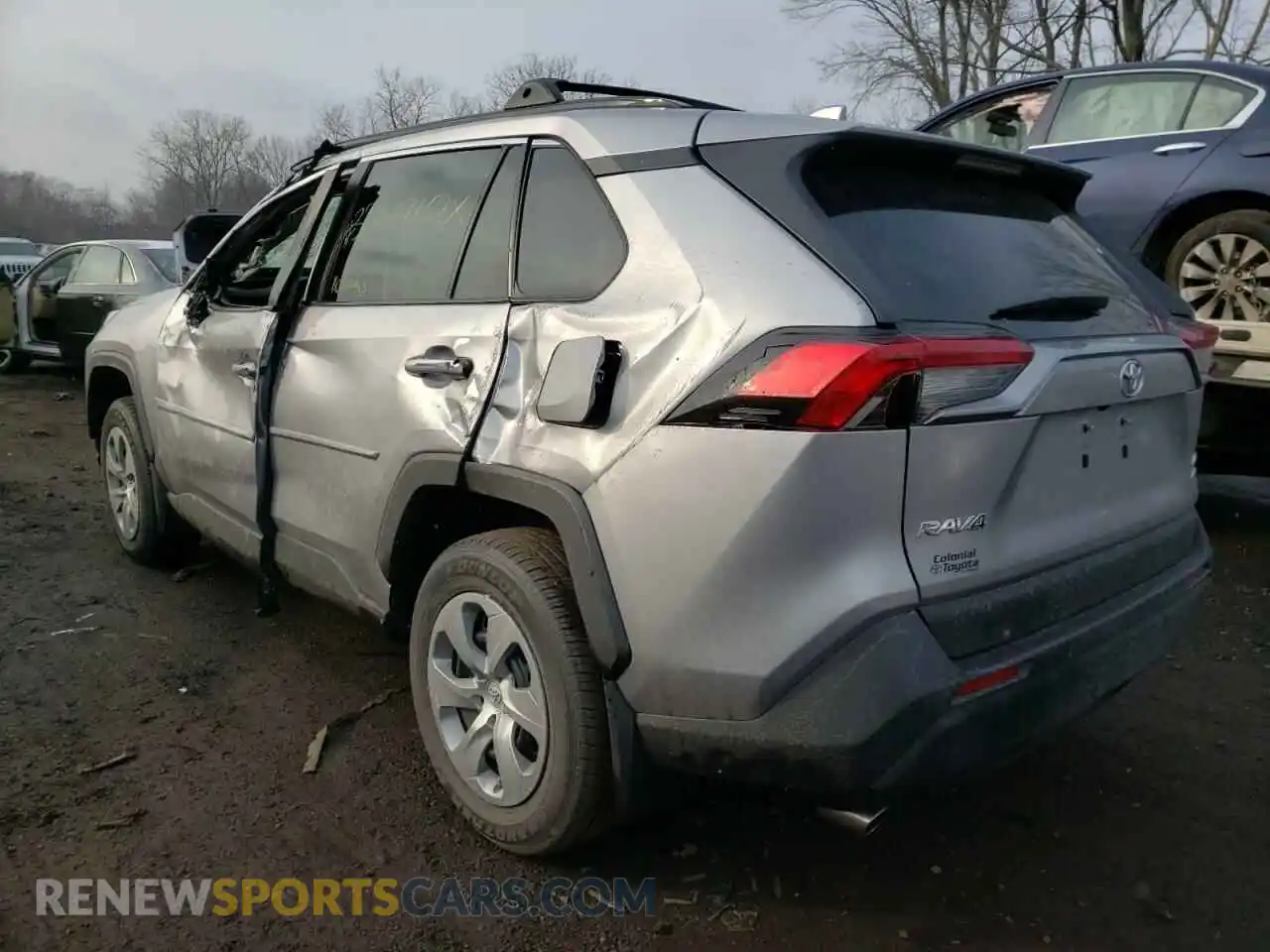 3 Photograph of a damaged car 2T3F1RFV5MC245457 TOYOTA RAV4 2021
