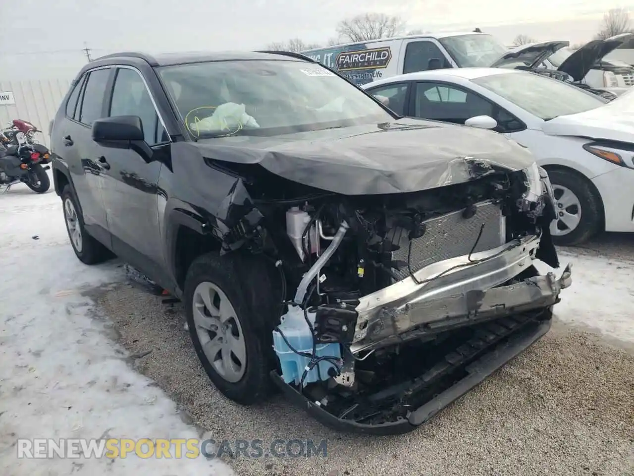 1 Photograph of a damaged car 2T3F1RFV6MC147862 TOYOTA RAV4 2021