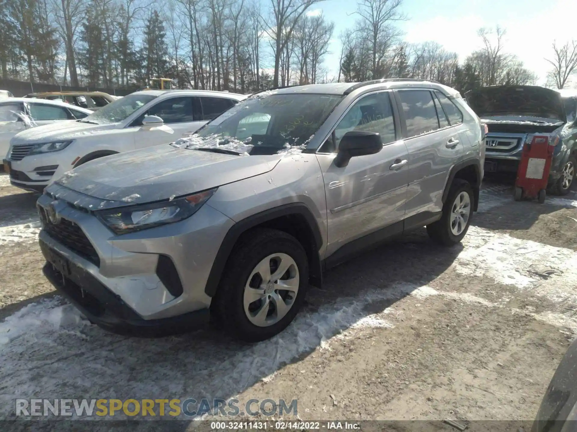2 Photograph of a damaged car 2T3F1RFV6MC174561 TOYOTA RAV4 2021