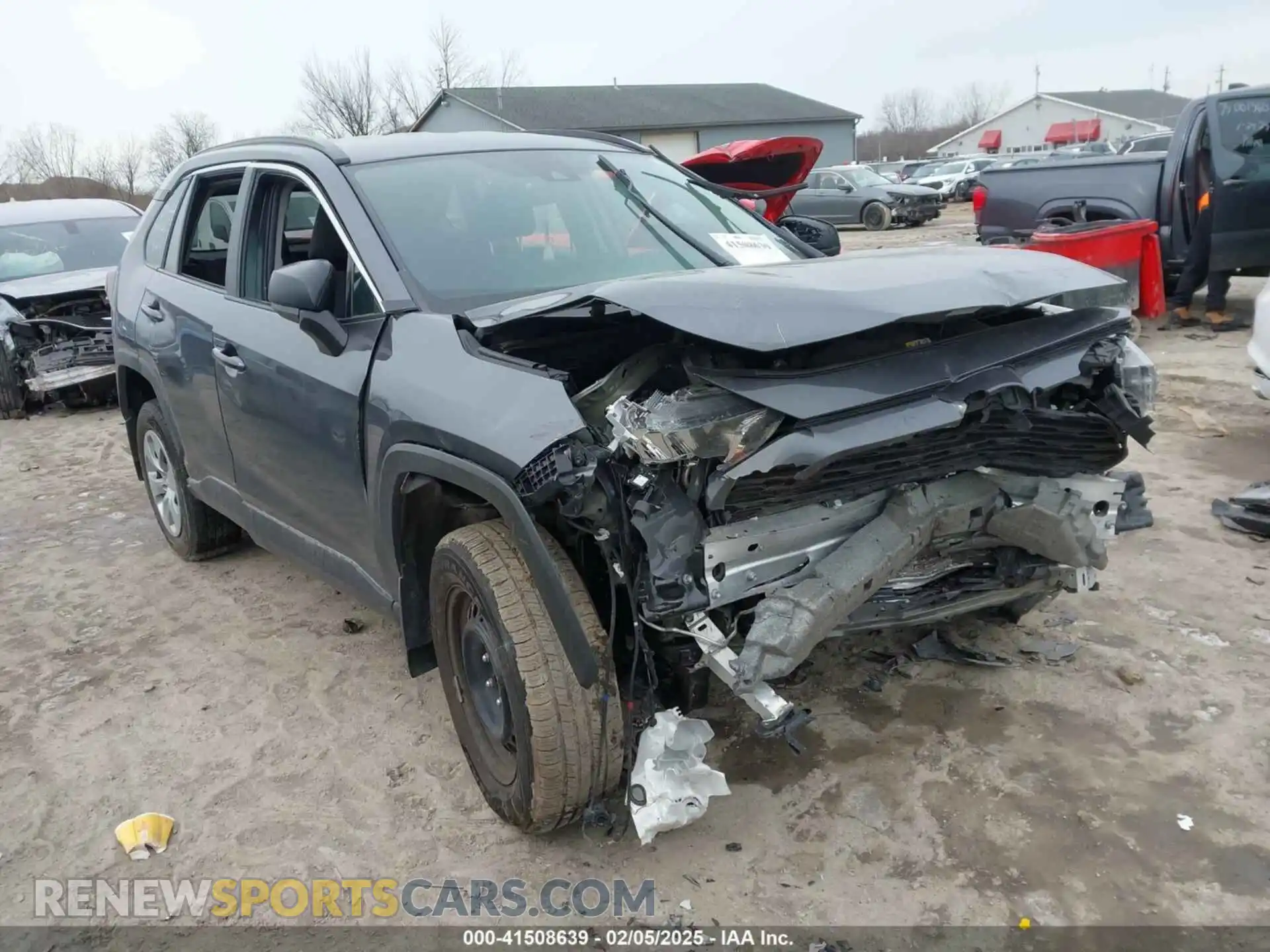 1 Photograph of a damaged car 2T3F1RFV6MC178013 TOYOTA RAV4 2021