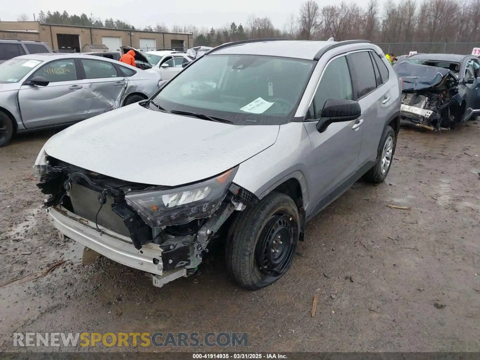 2 Photograph of a damaged car 2T3F1RFV6MC213066 TOYOTA RAV4 2021