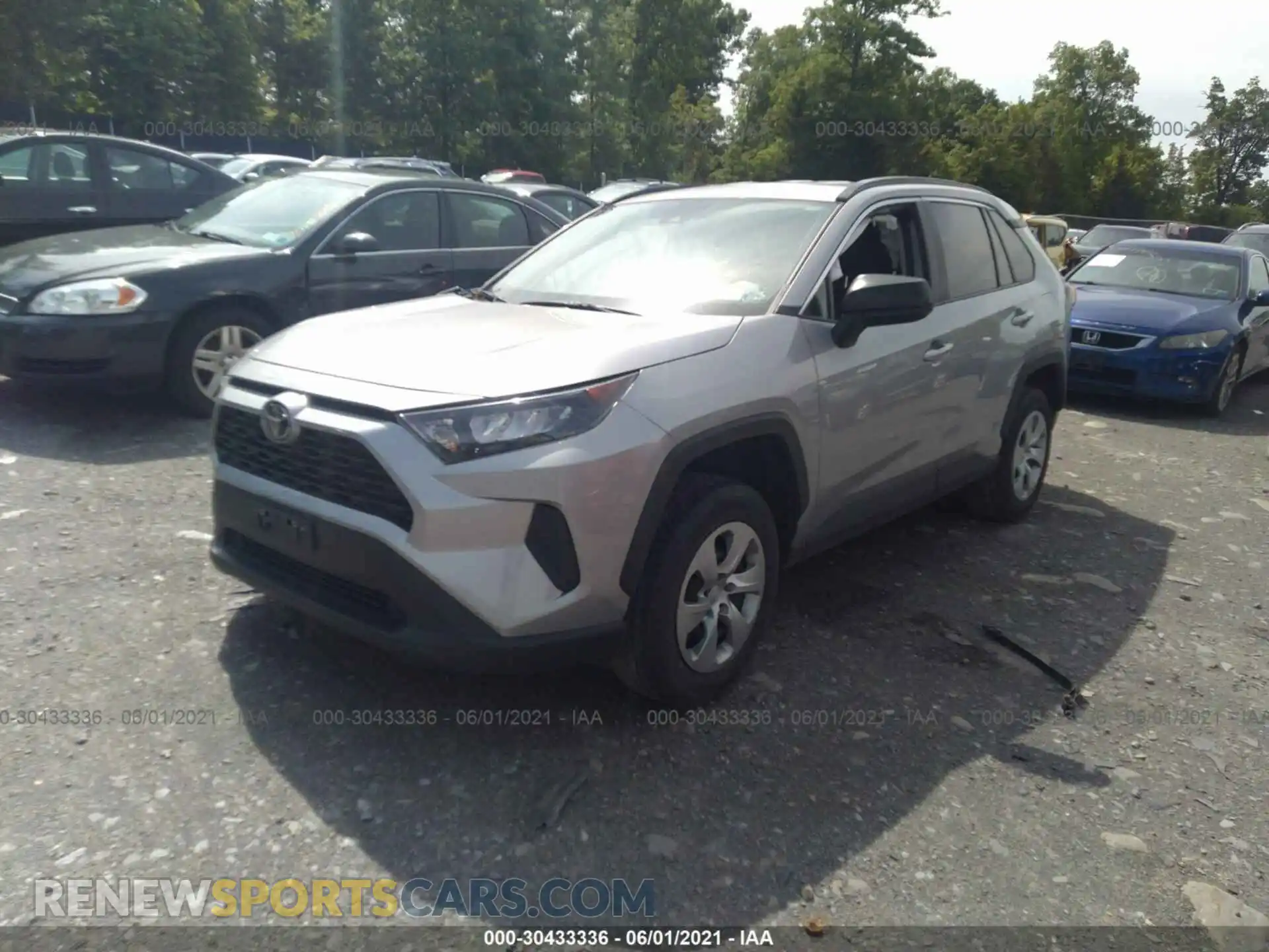 2 Photograph of a damaged car 2T3F1RFV6MW151408 TOYOTA RAV4 2021