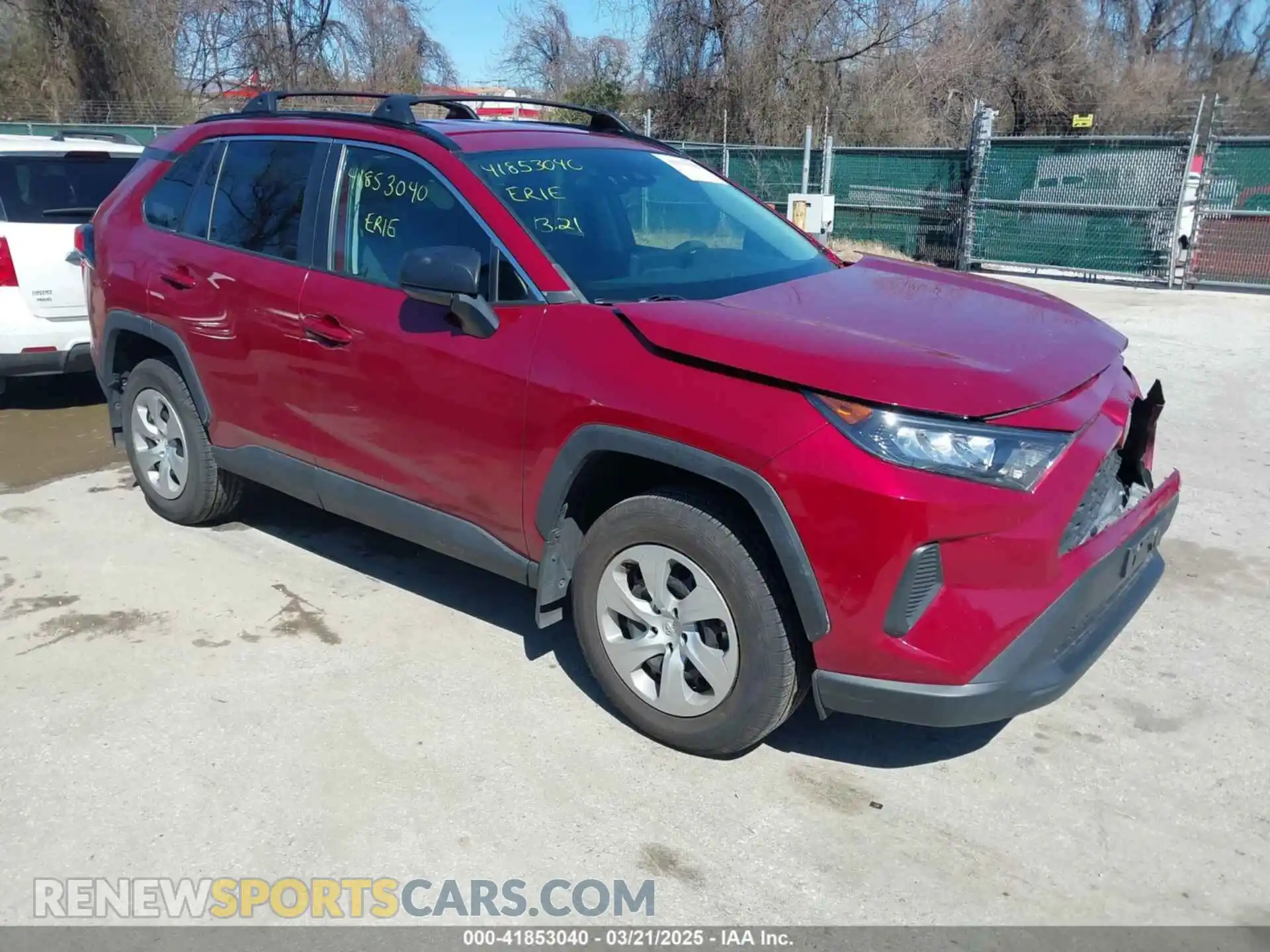 1 Photograph of a damaged car 2T3F1RFV6MW153188 TOYOTA RAV4 2021