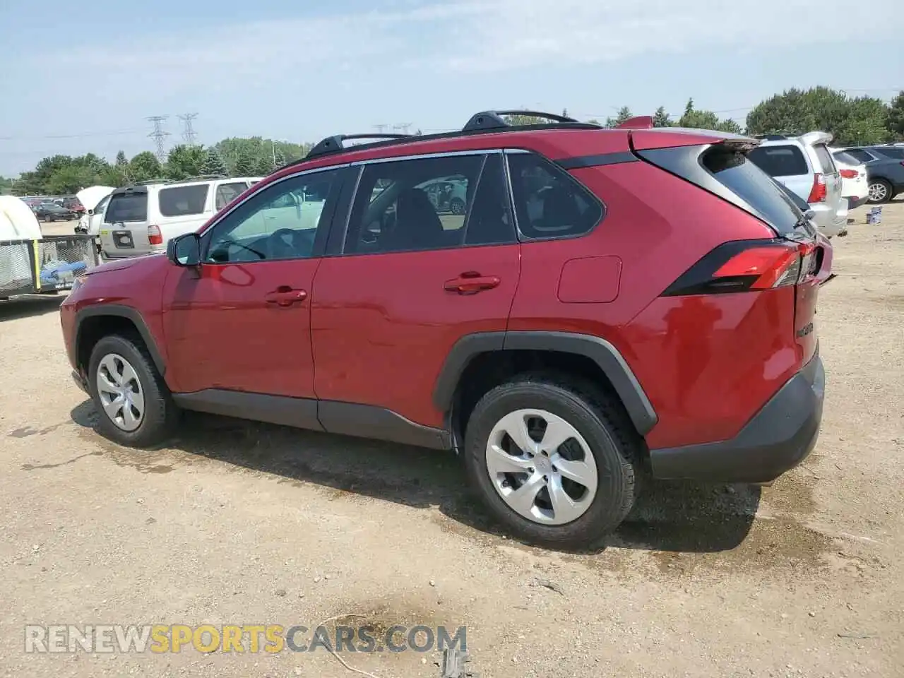 2 fotografías del automóvil dañado 2T3F1RFV6MW173053 TOYOTA RAV4 2021