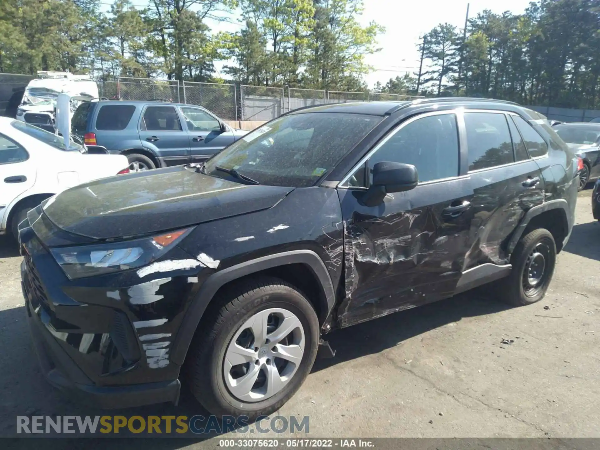 2 fotografías del automóvil dañado 2T3F1RFV6MW175336 TOYOTA RAV4 2021