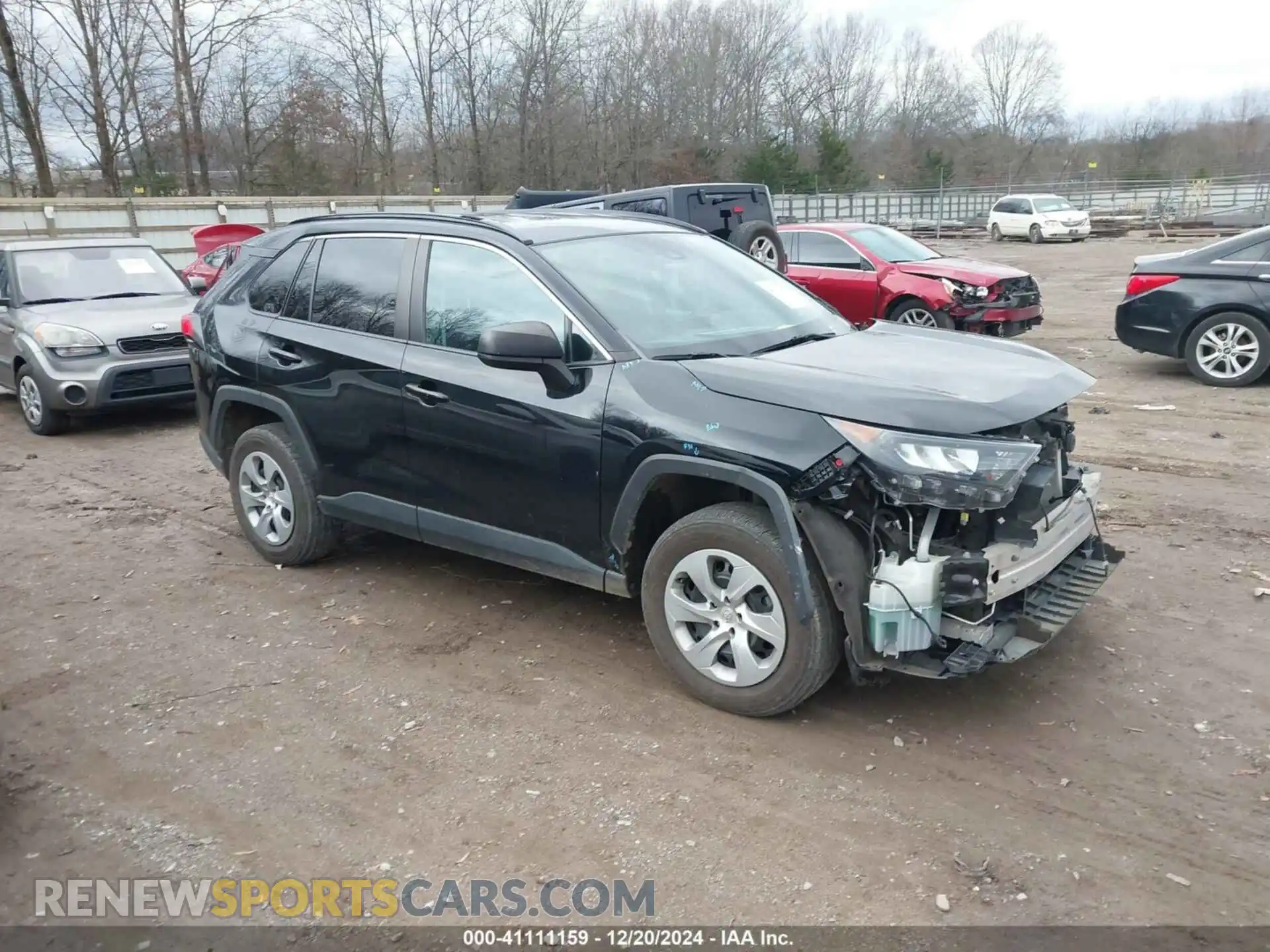 1 Photograph of a damaged car 2T3F1RFV6MW193593 TOYOTA RAV4 2021