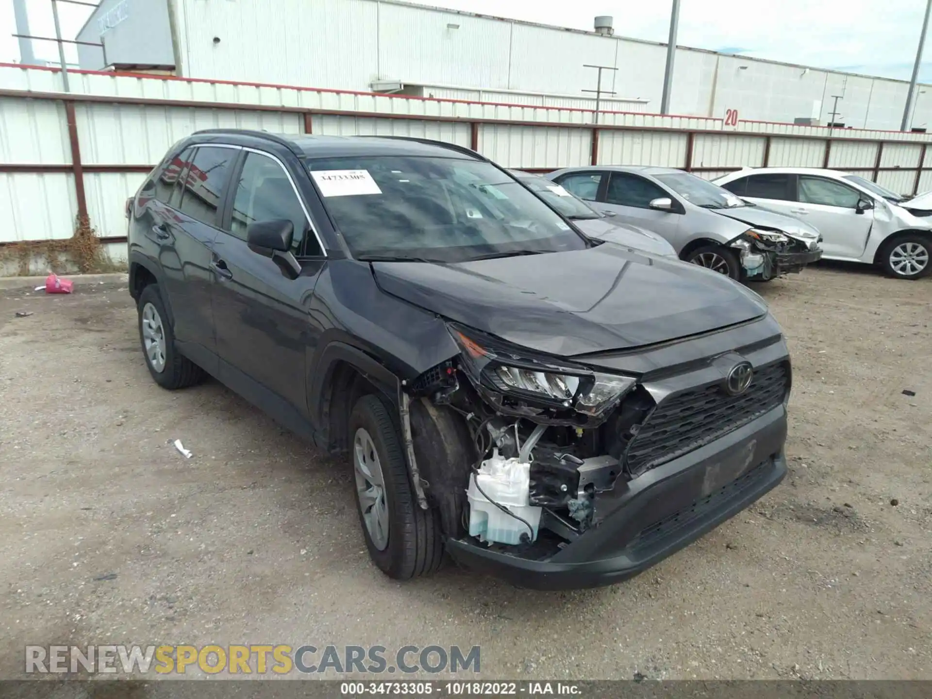 1 Photograph of a damaged car 2T3F1RFV6MW195263 TOYOTA RAV4 2021