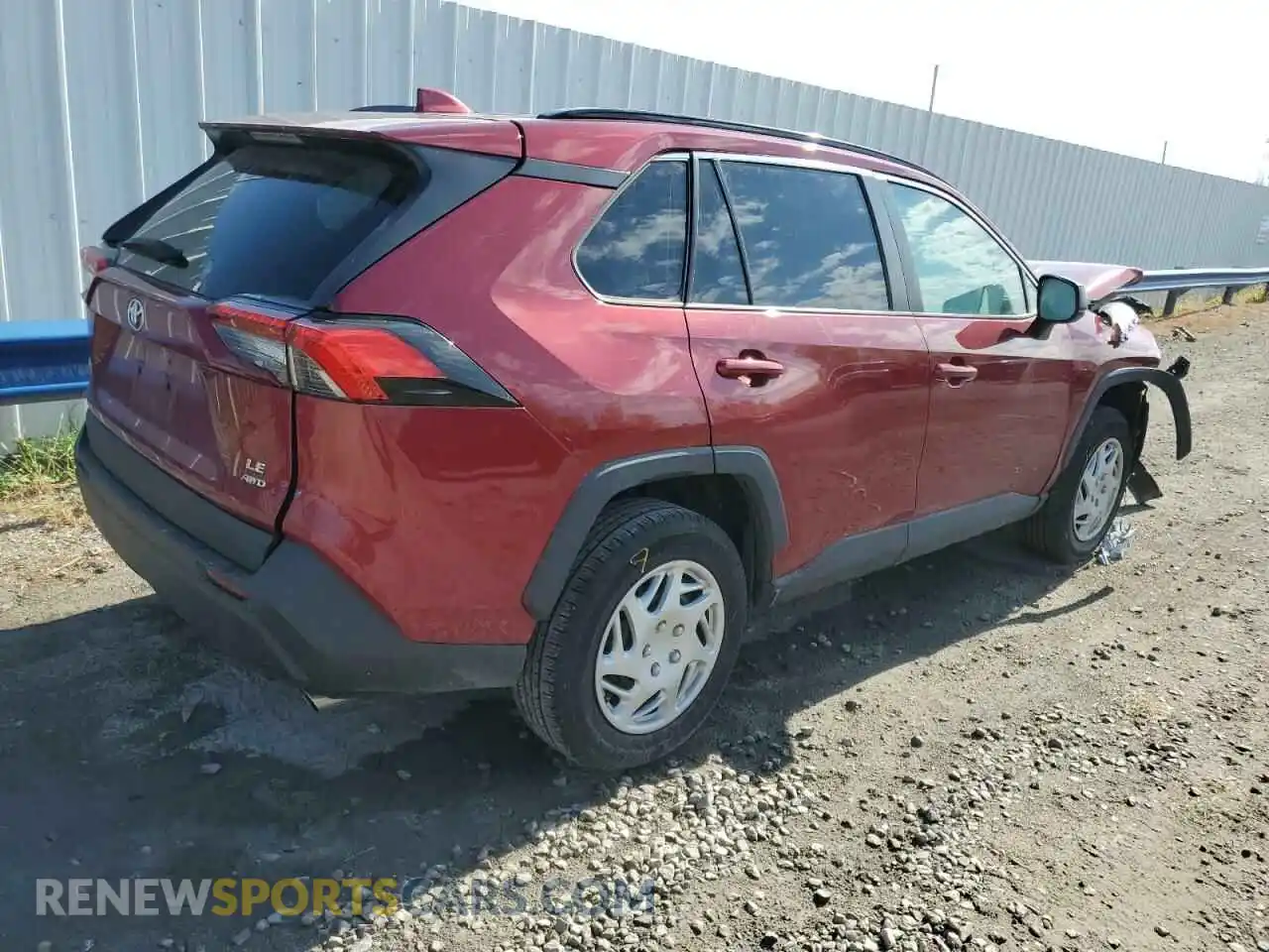 3 Photograph of a damaged car 2T3F1RFV6MW200347 TOYOTA RAV4 2021