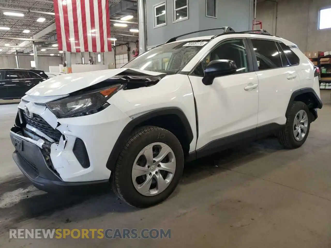 1 Photograph of a damaged car 2T3F1RFV6MW214622 TOYOTA RAV4 2021