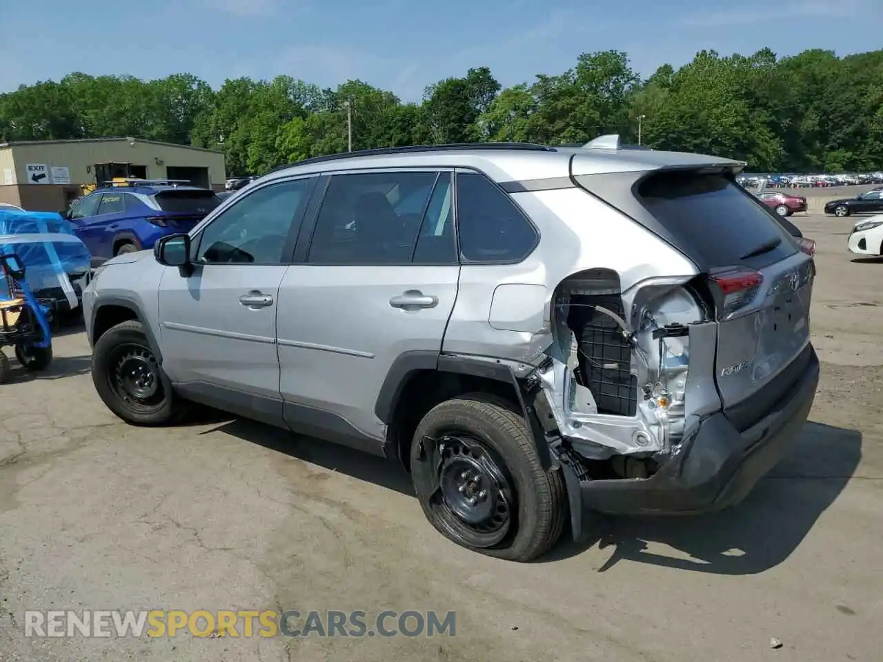 2 Photograph of a damaged car 2T3F1RFV6MW235437 TOYOTA RAV4 2021
