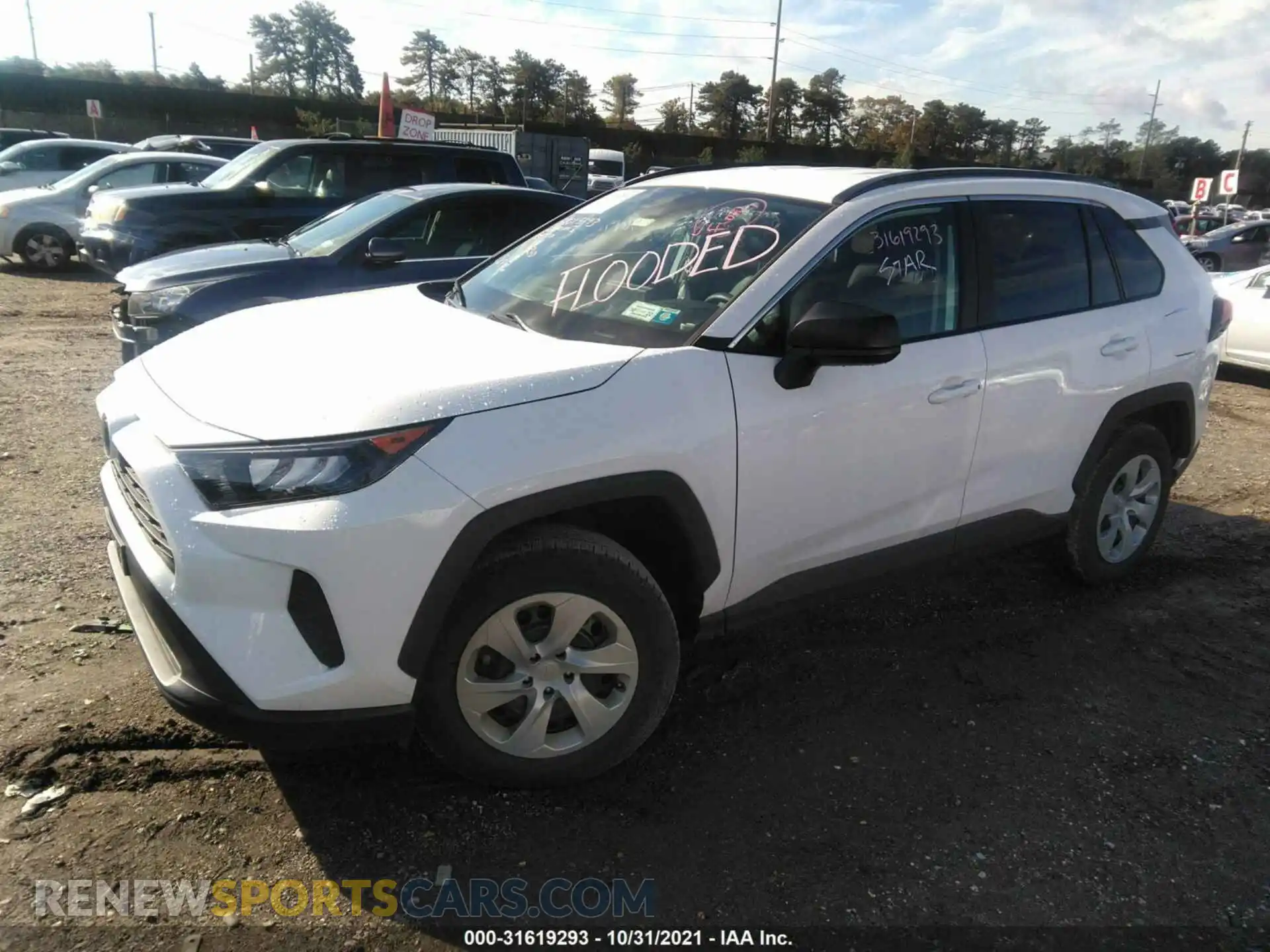 2 Photograph of a damaged car 2T3F1RFV7MC148745 TOYOTA RAV4 2021