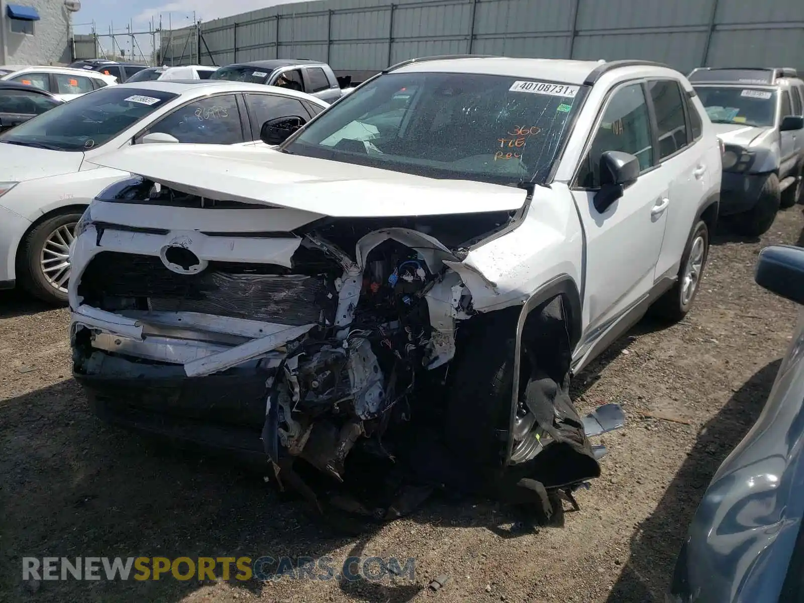 2 Фотография поврежденного автомобиля 2T3F1RFV7MC178926 TOYOTA RAV4 2021