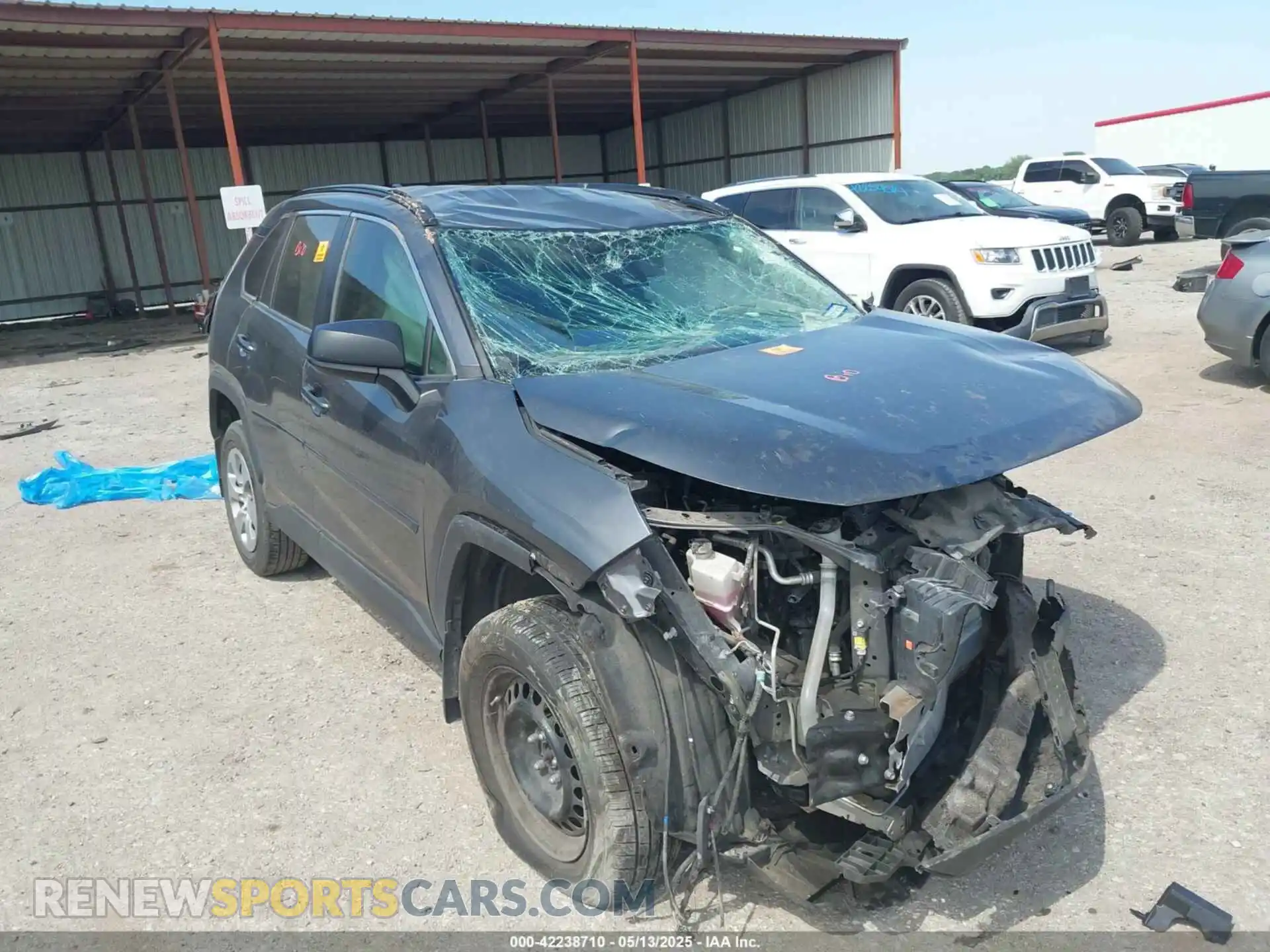 1 Photograph of a damaged car 2T3F1RFV7MC201590 TOYOTA RAV4 2021