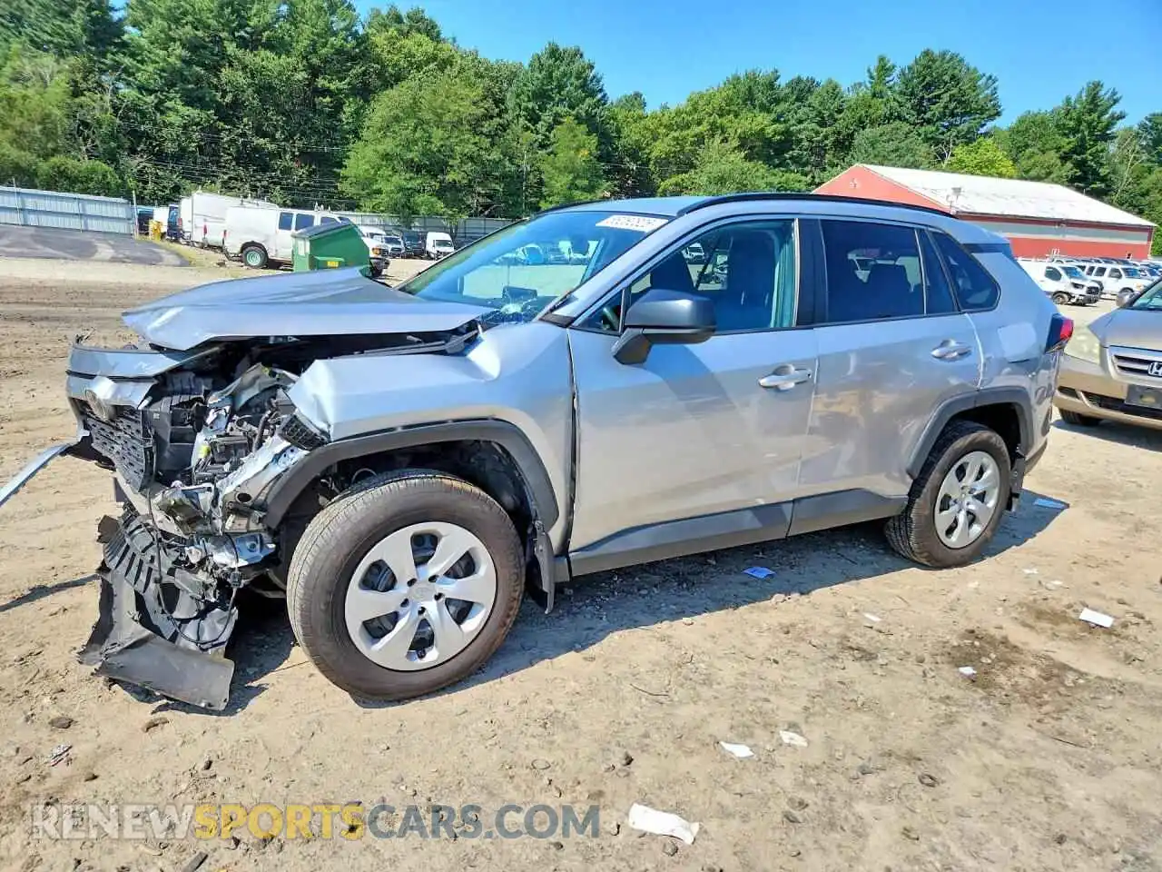 1 Photograph of a damaged car 2T3F1RFV7MC206109 TOYOTA RAV4 2021